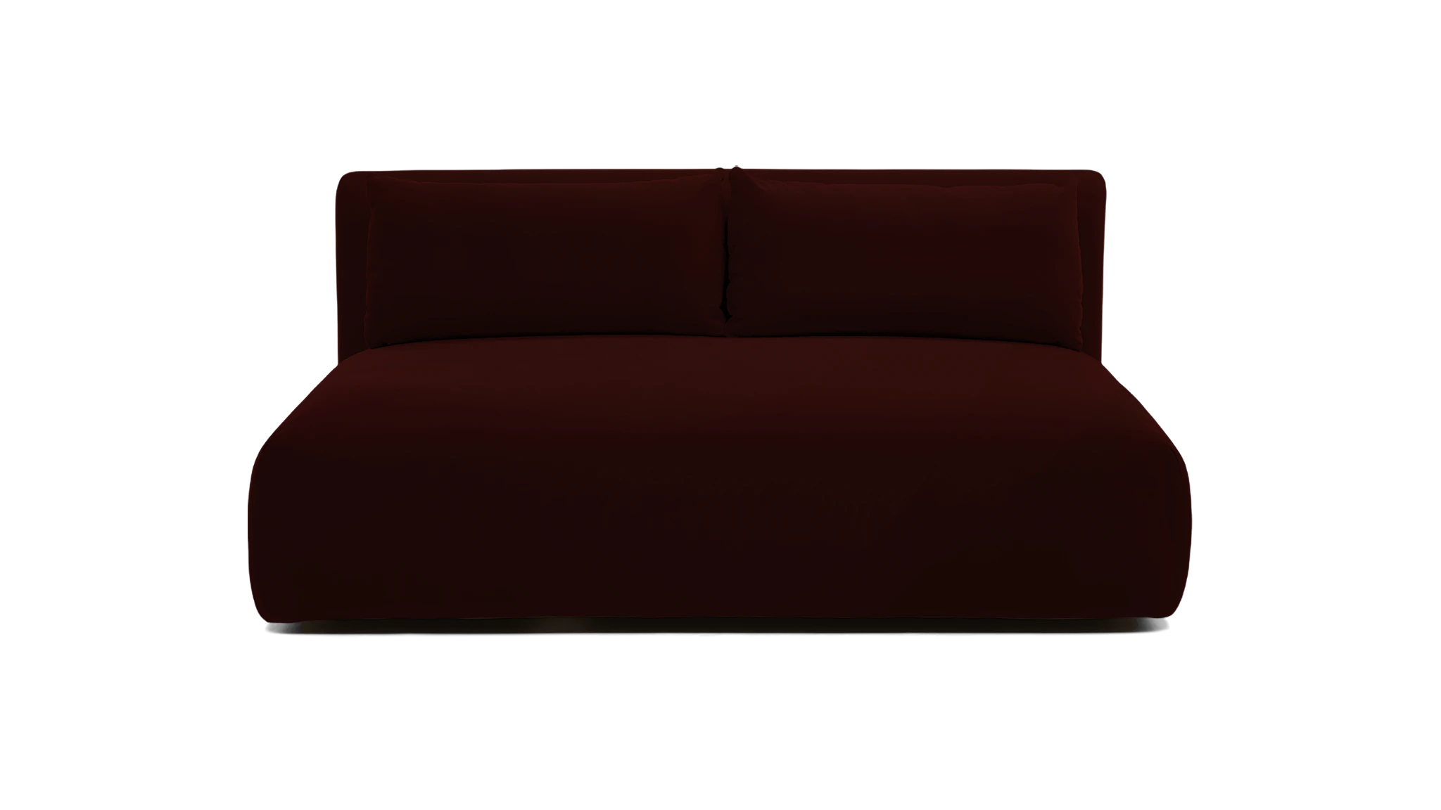 carin armless loveseat banks currant