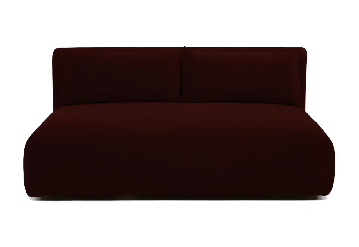 carin armless loveseat banks currant