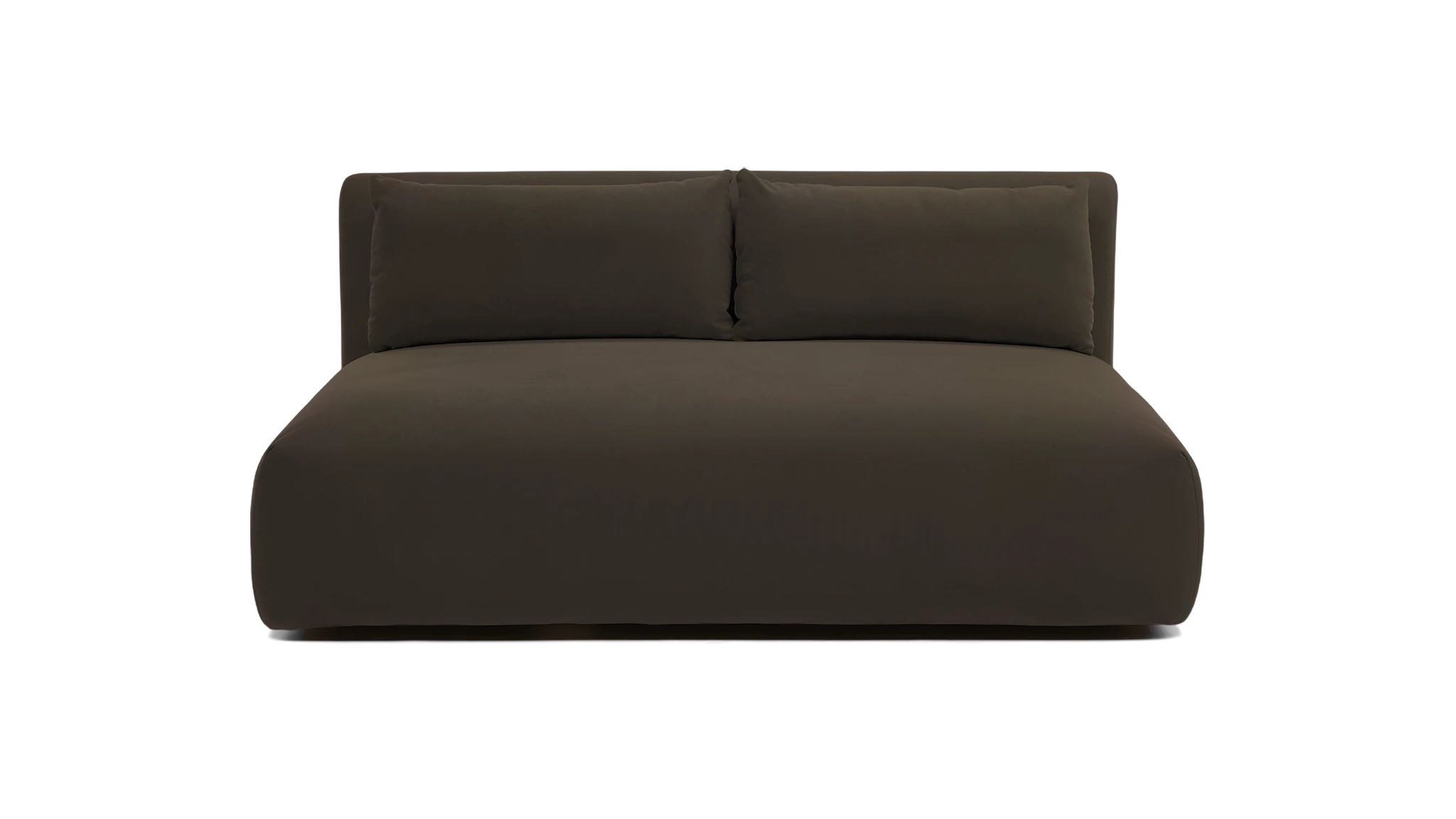 carin armless loveseat washed california shadow