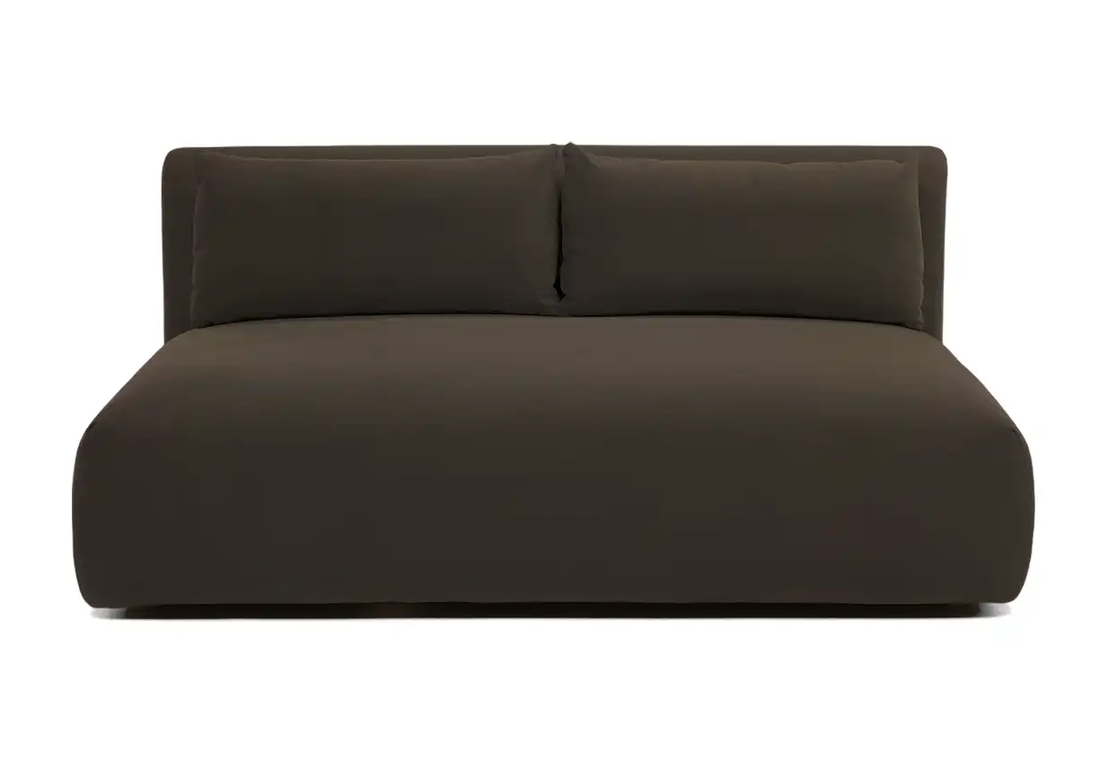 carin armless loveseat washed california shadow