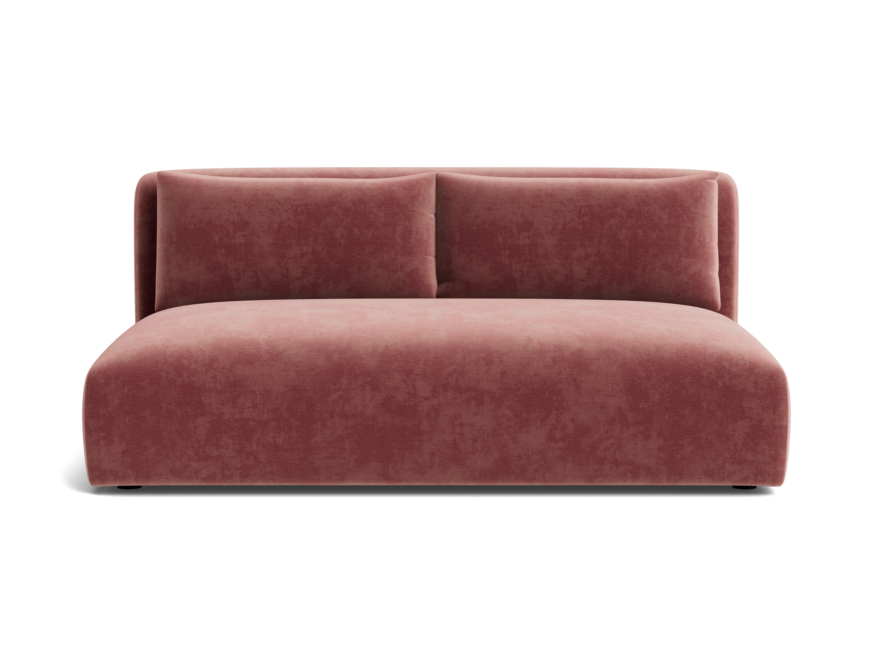 carin armless loveseat harper desert rose