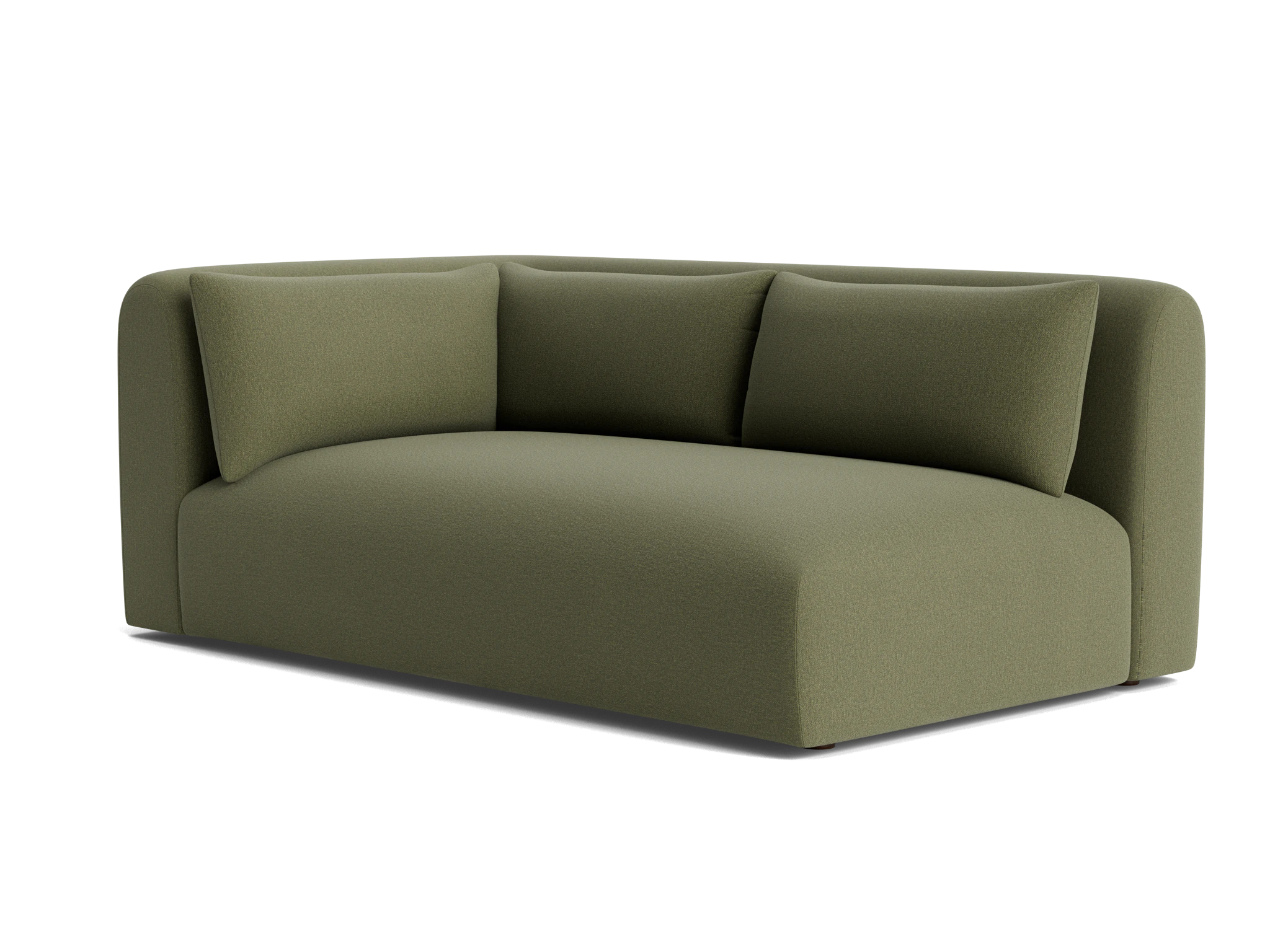 carin bumper chaise faithful olive