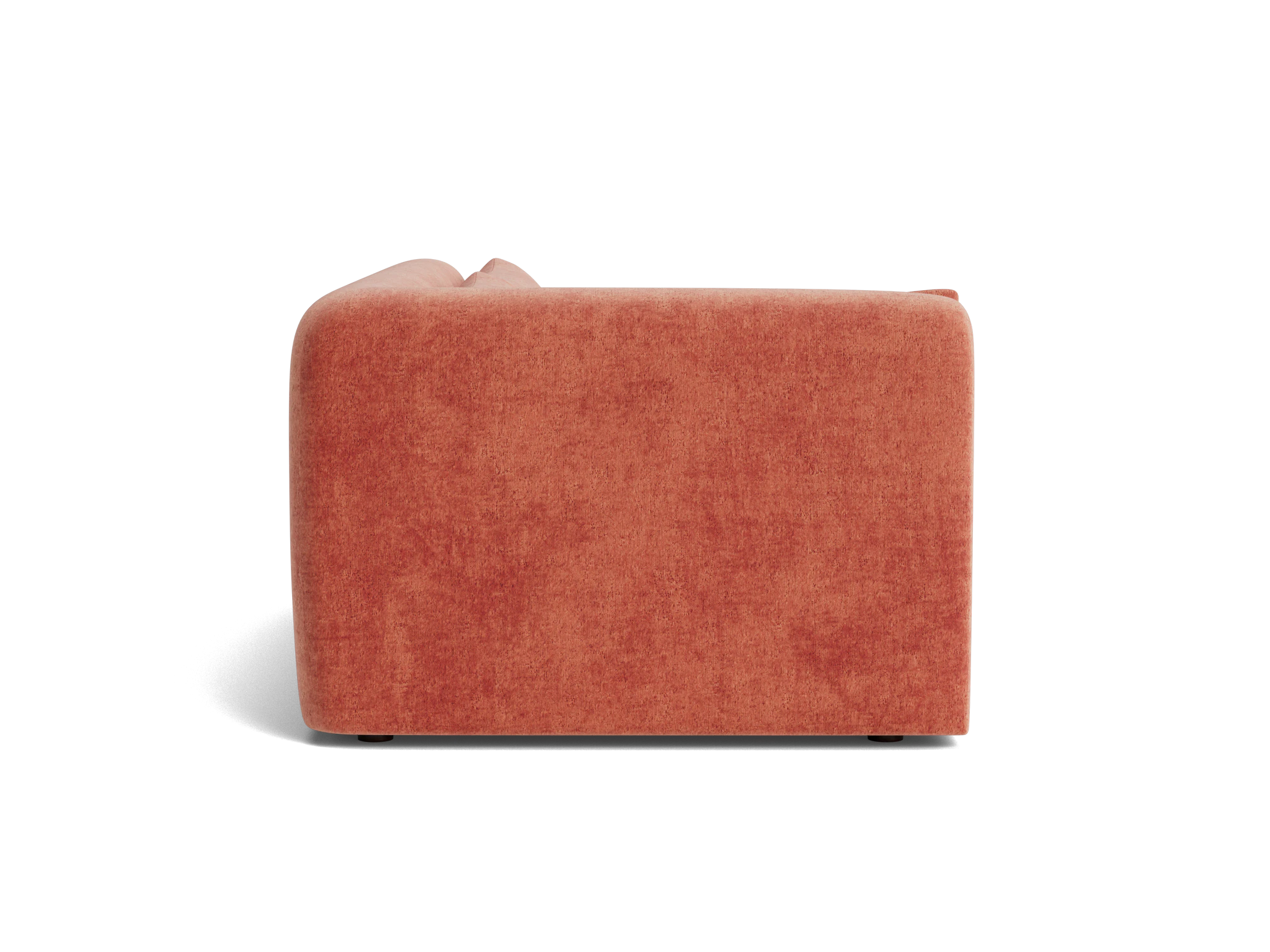 carin bumper chaise plush terra rose
