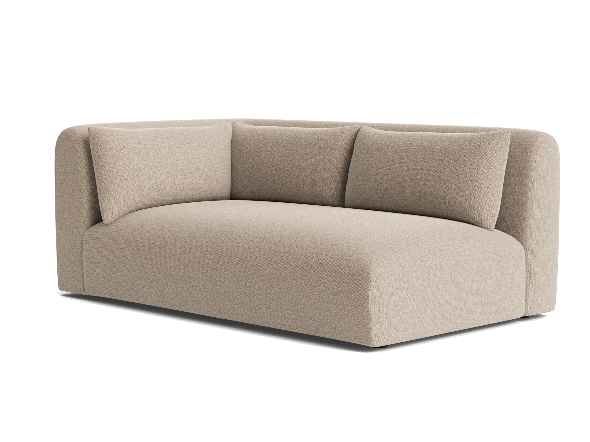 carin bumper chaise villa sand