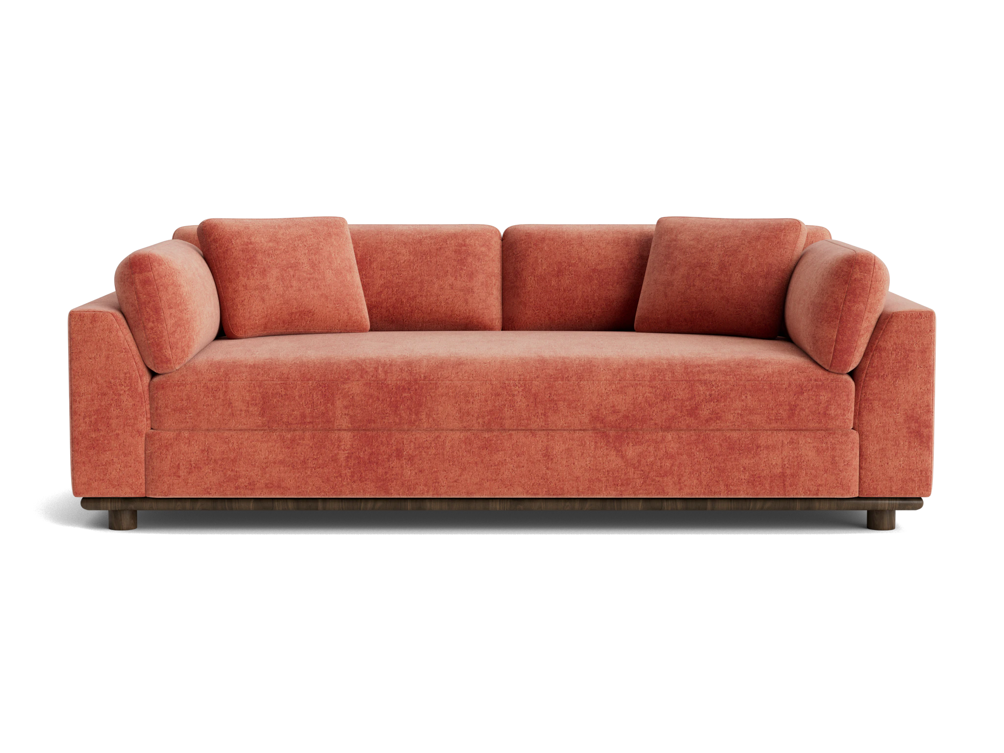 miller sleeper sofa plush terra rose