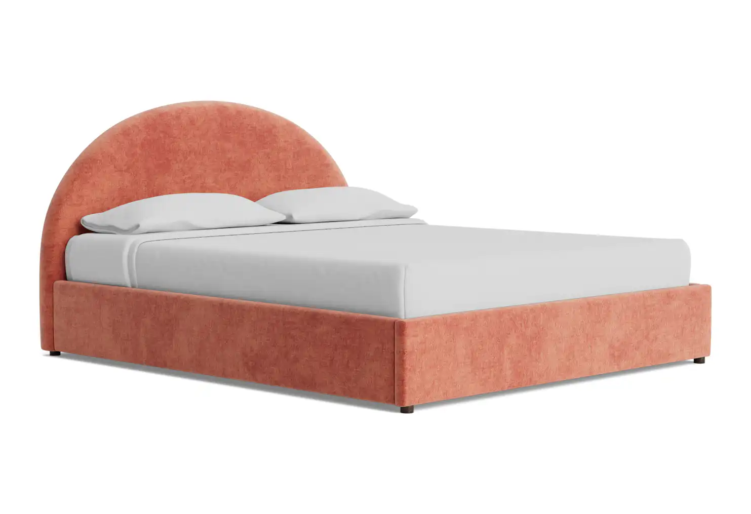dania bed plush terra rose