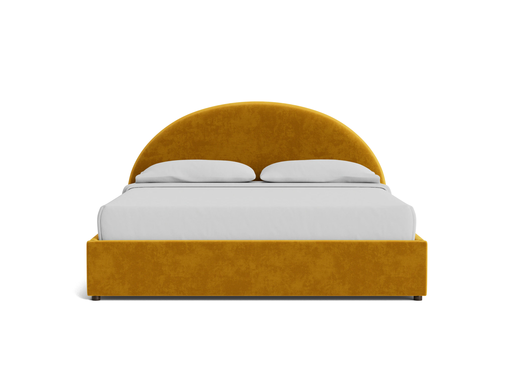 dania bed harper amber gold