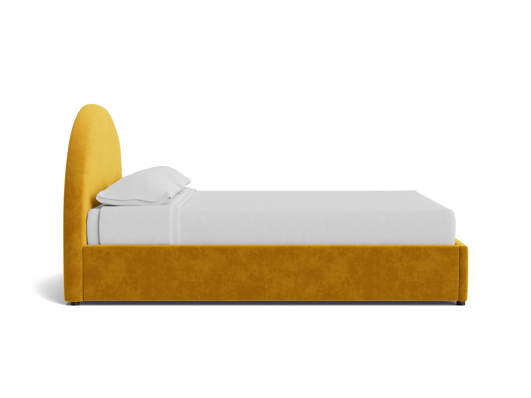 dania bed harper amber gold