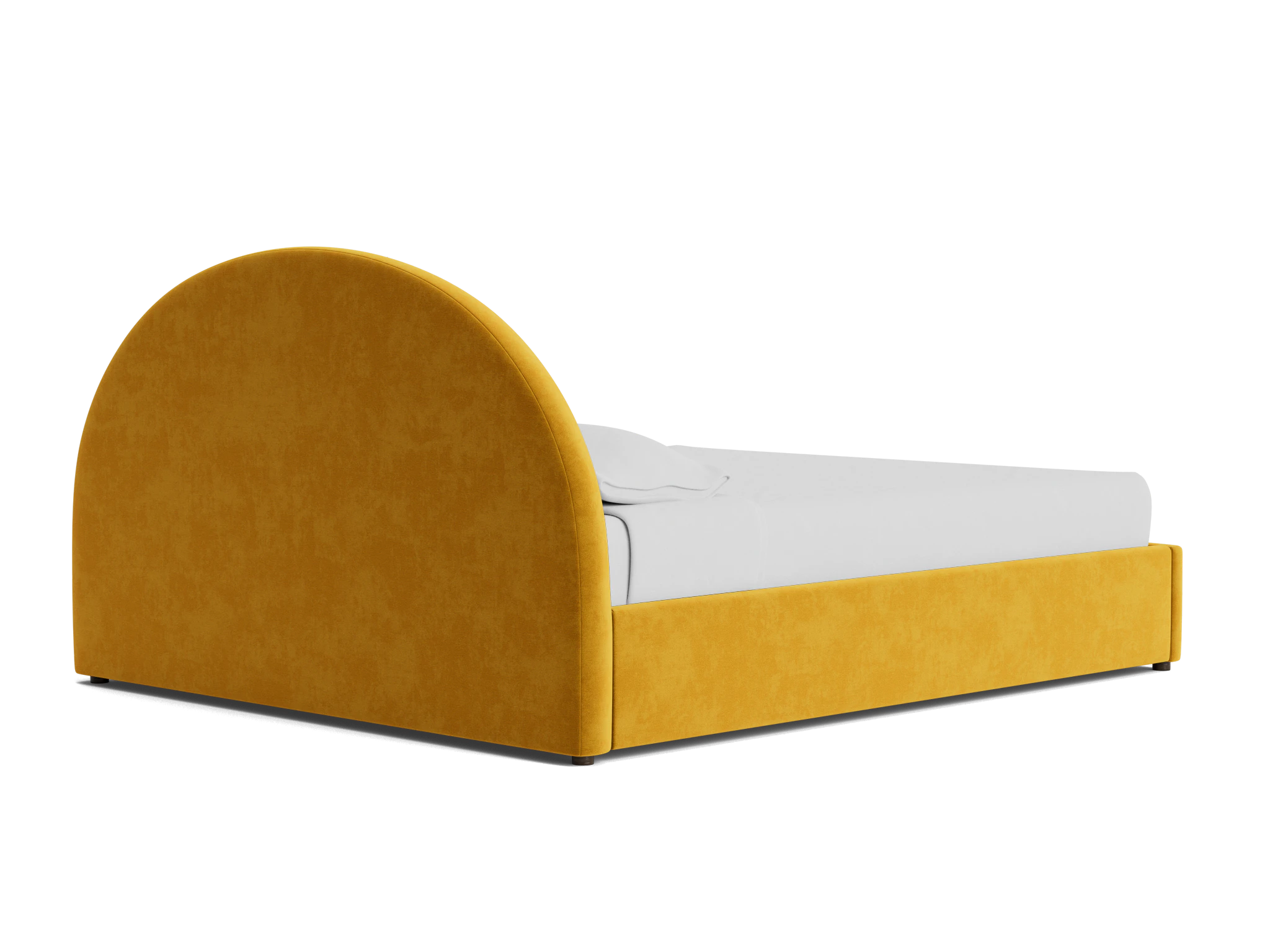 dania bed harper amber gold
