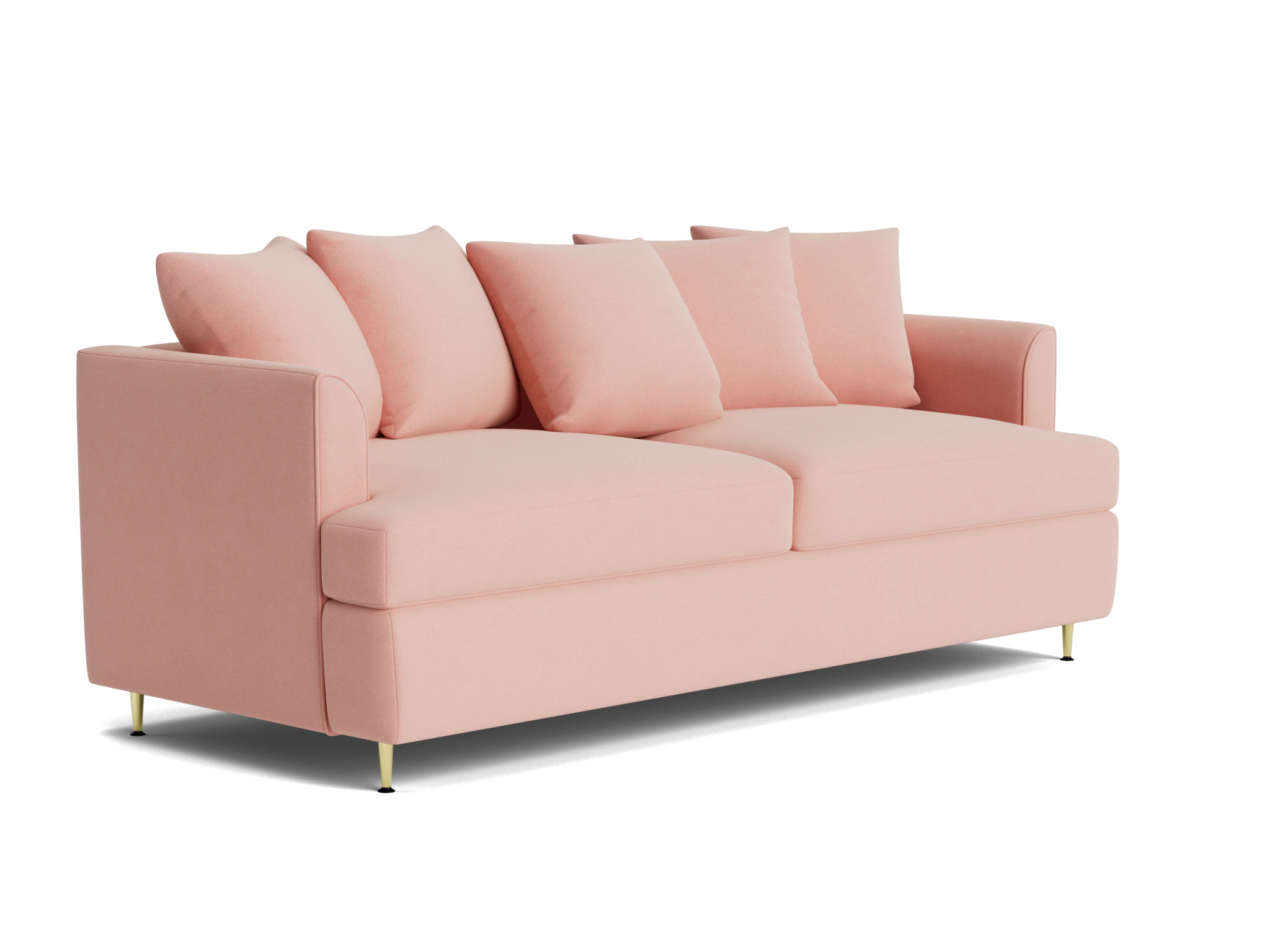 aime sleeper sofa royale blush
