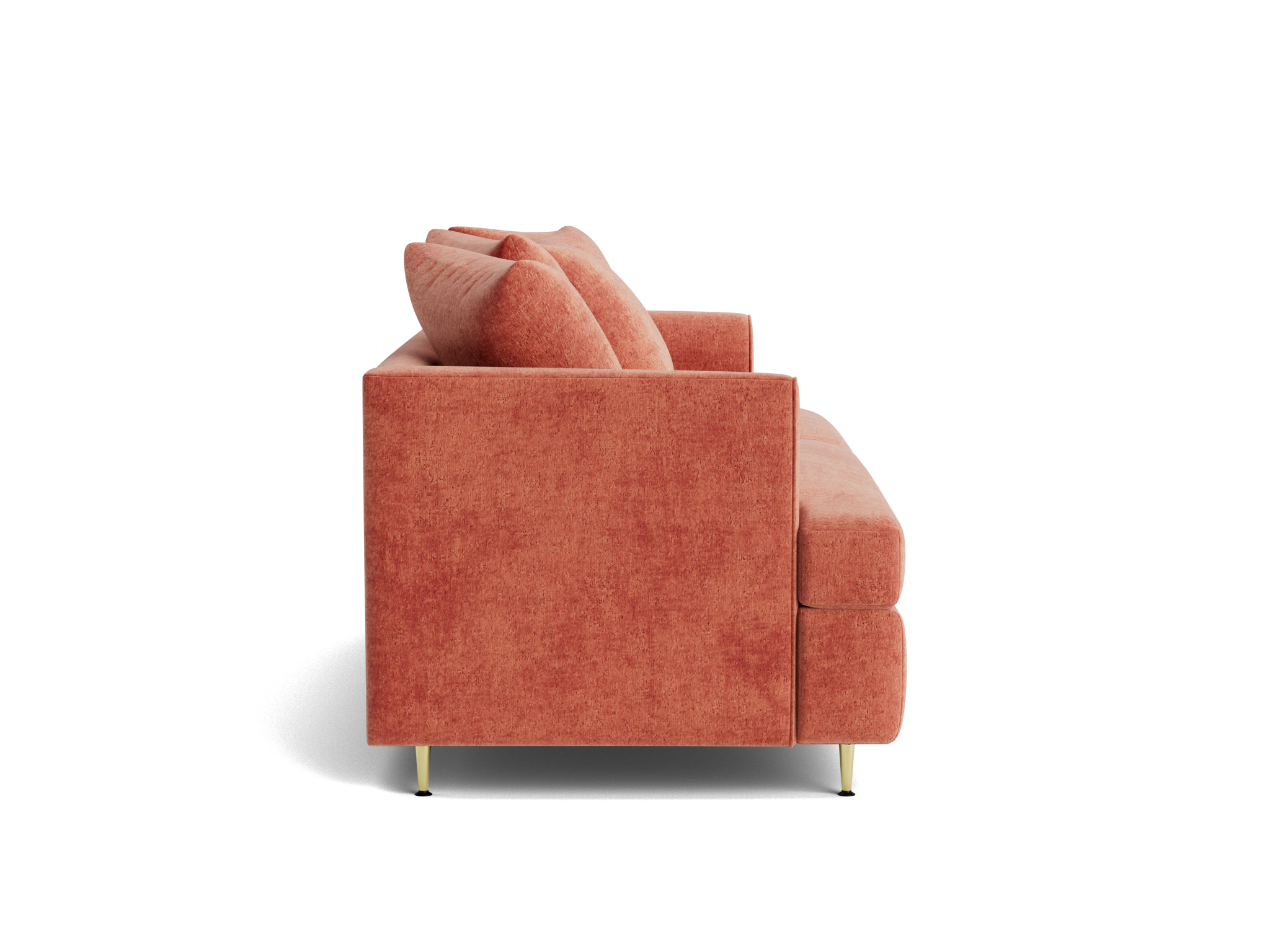 aime sleeper sofa plush terra rose