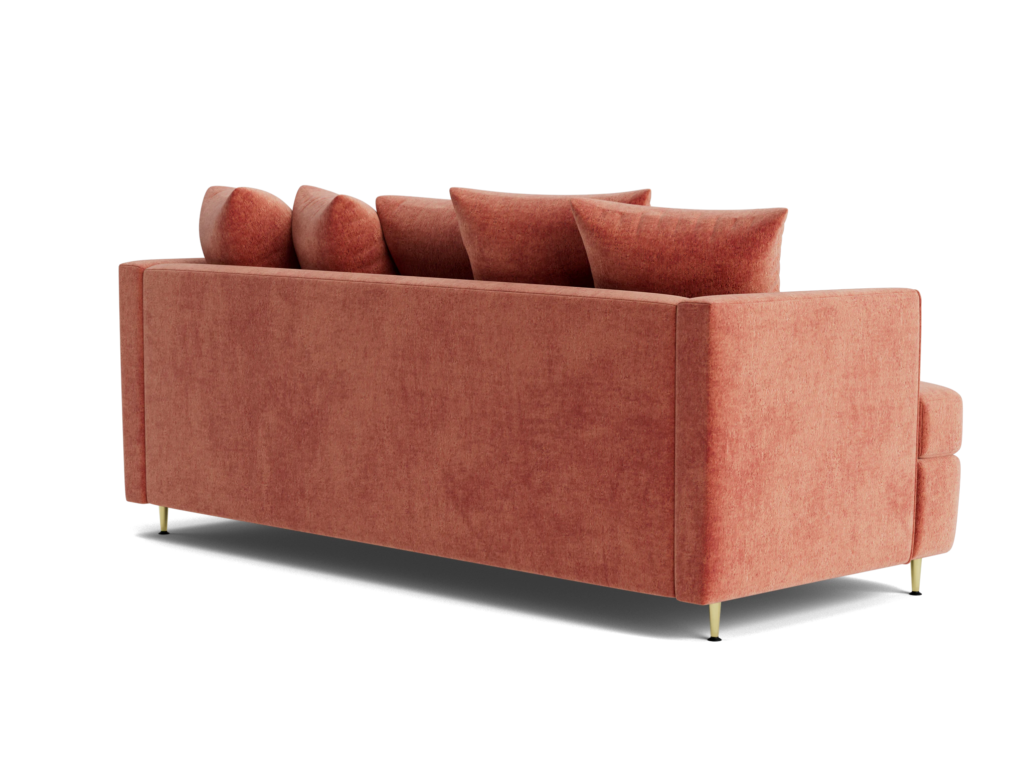 aime sleeper sofa plush terra rose