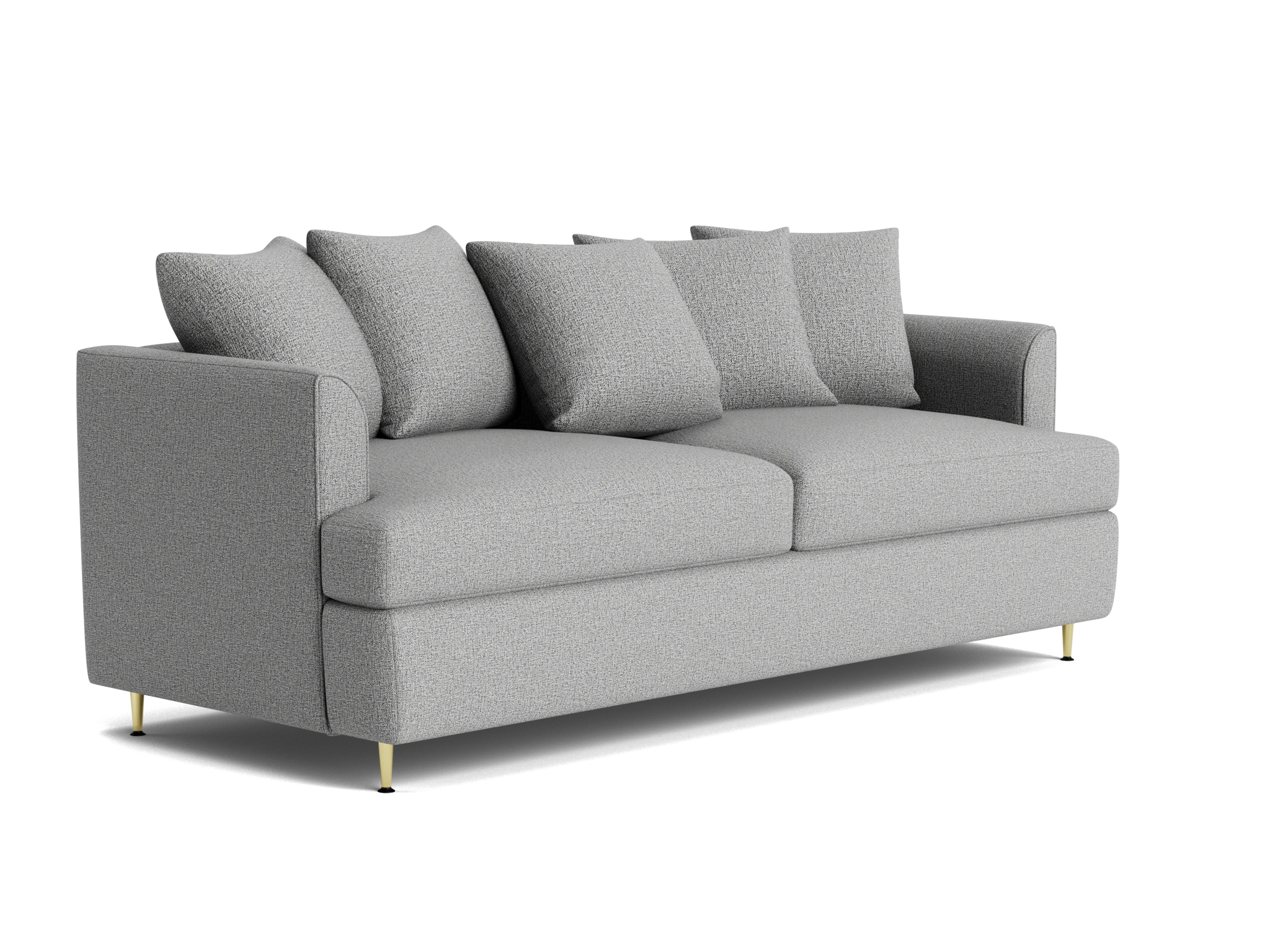 aime sleeper sofa taylor felt gray
