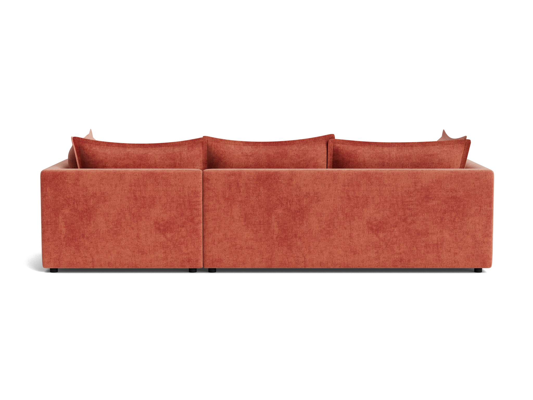 wilder sleeper sectional plush terra rose