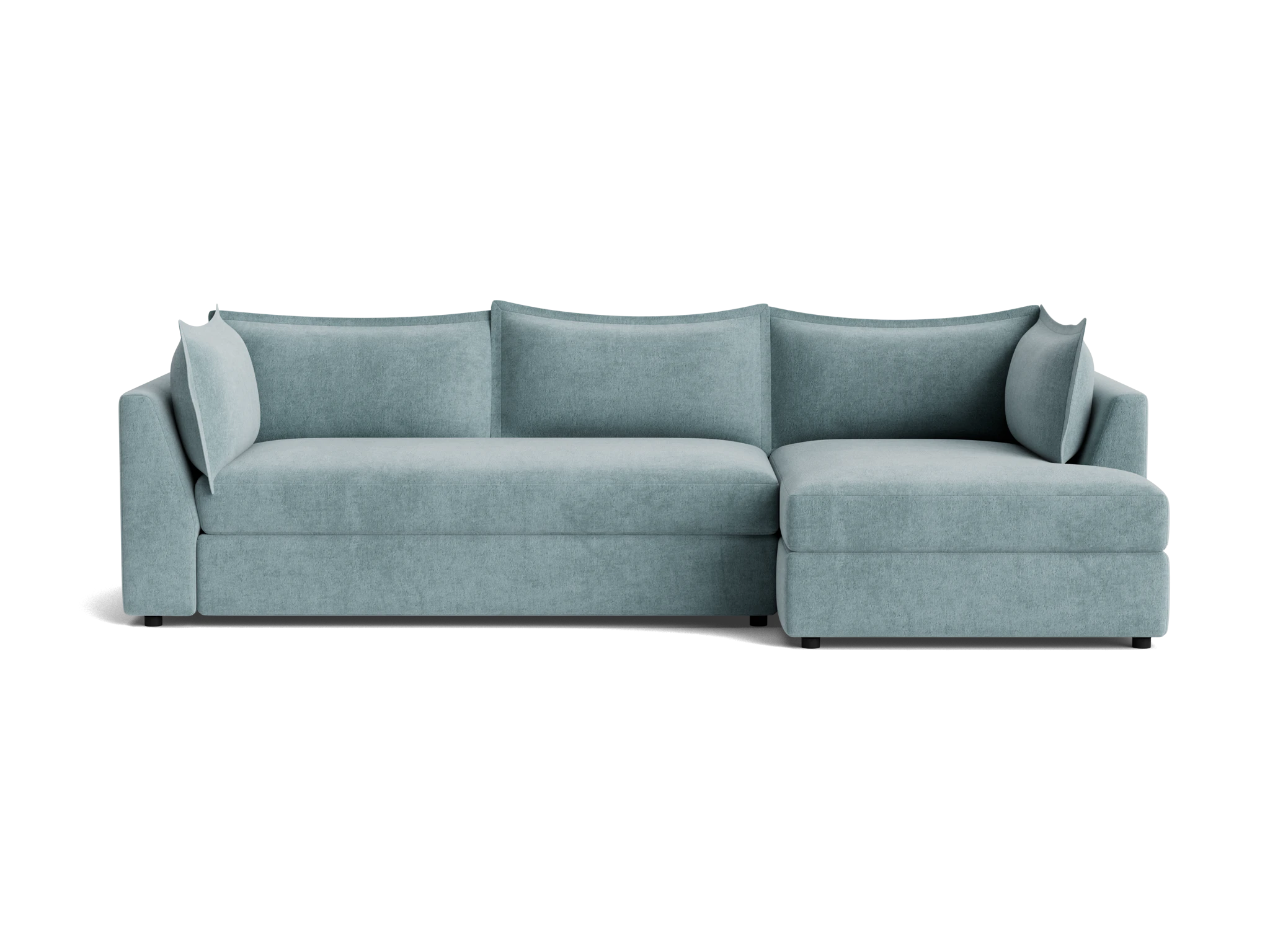 wilder sleeper sectional plush mist