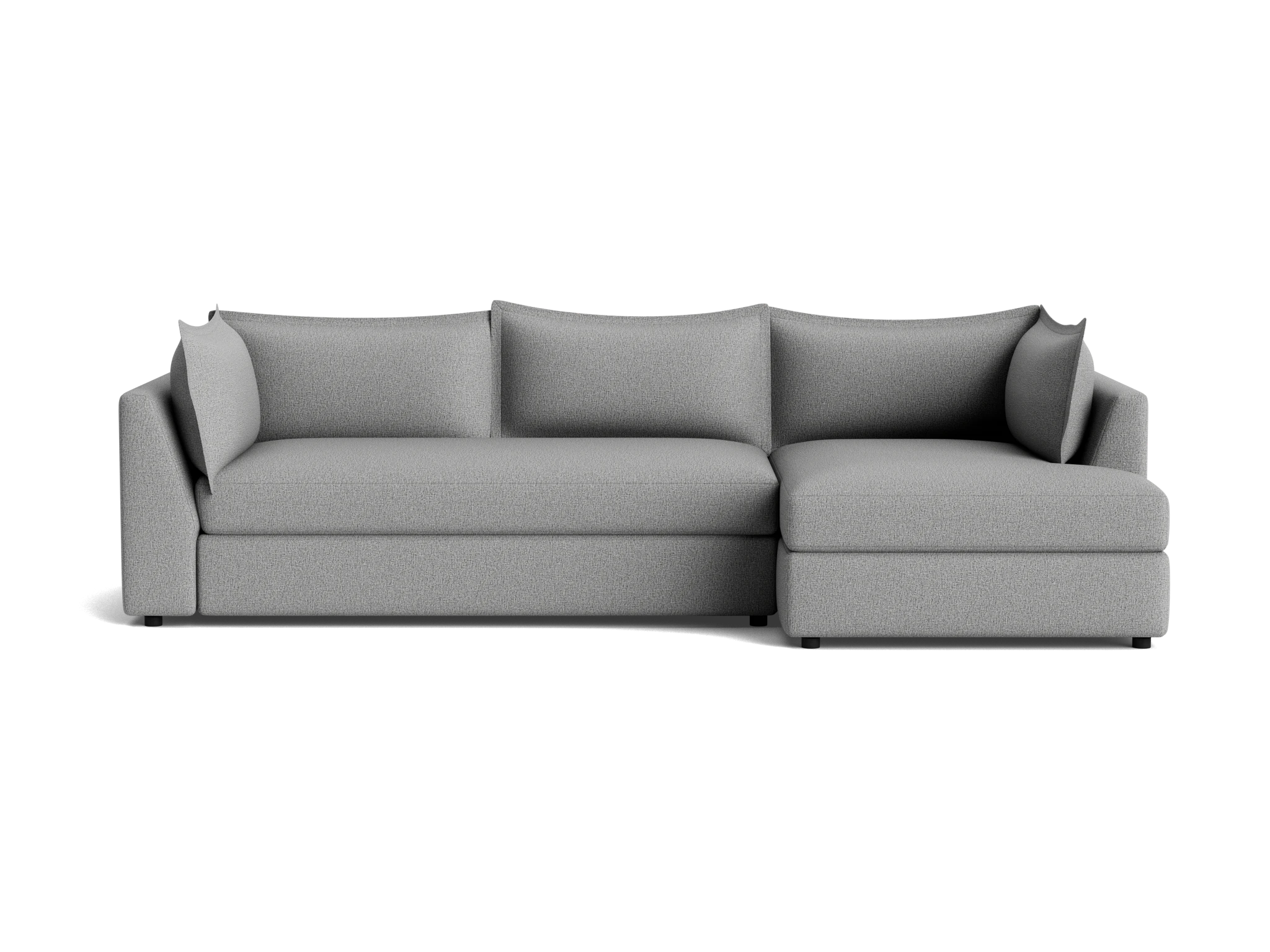 wilder sleeper sectional taylor felt gray