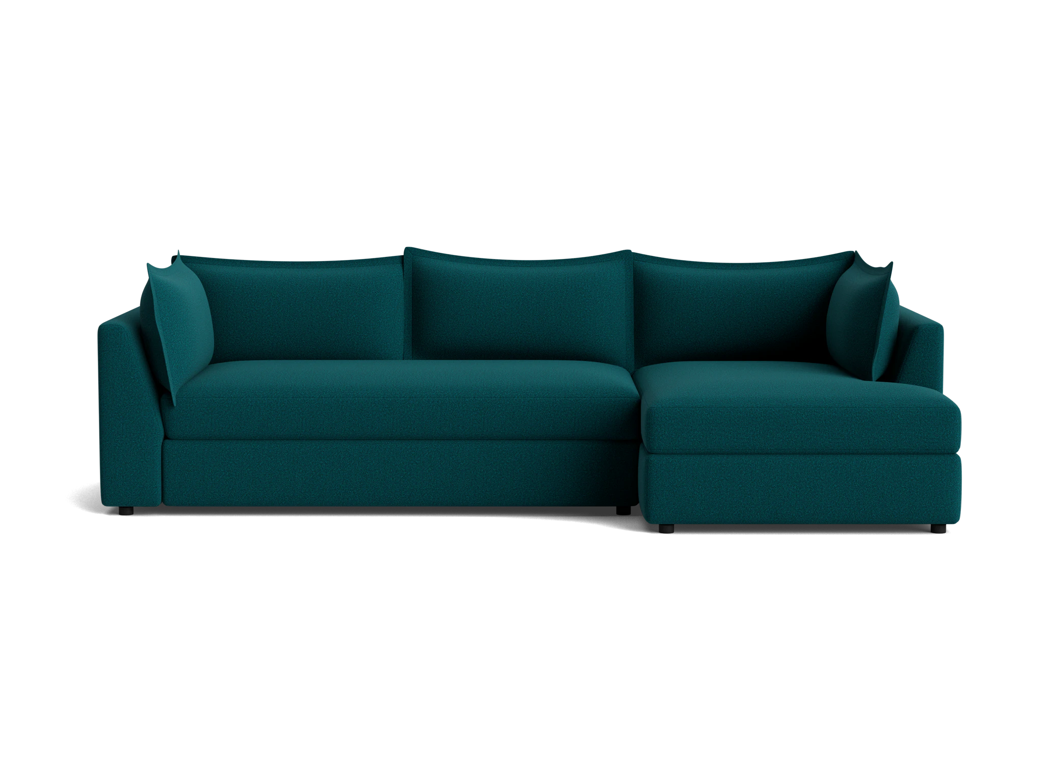 wilder sleeper sectional sunbrella loft lagoon