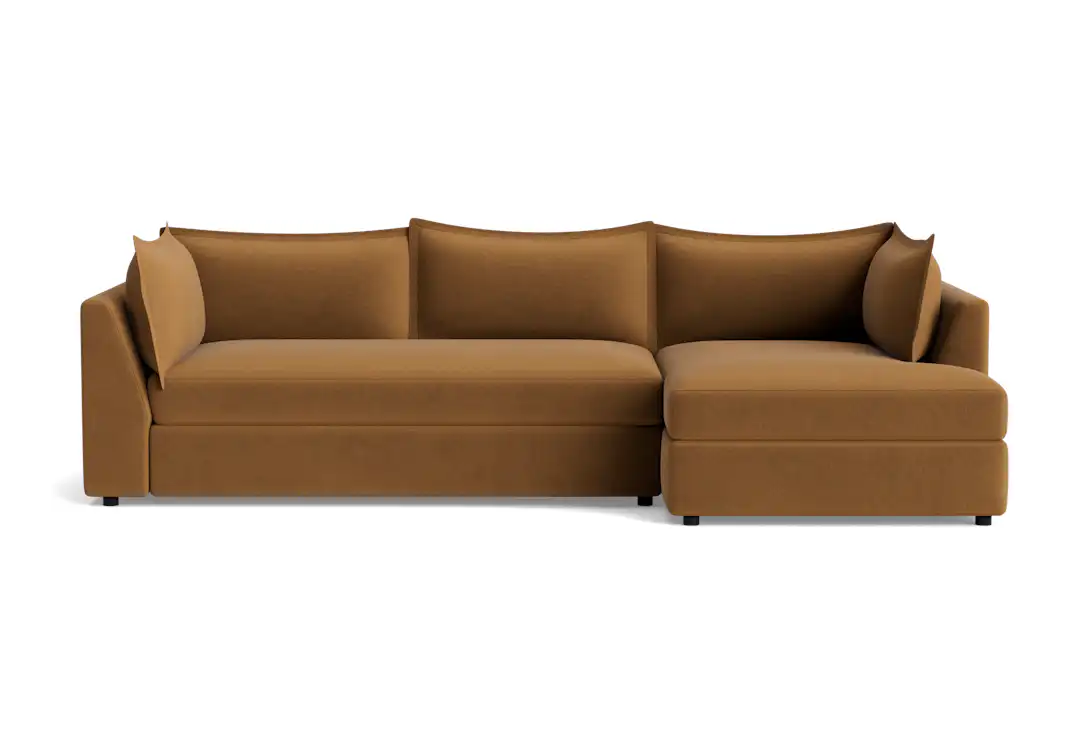 wilder sleeper sectional banks nutmeg