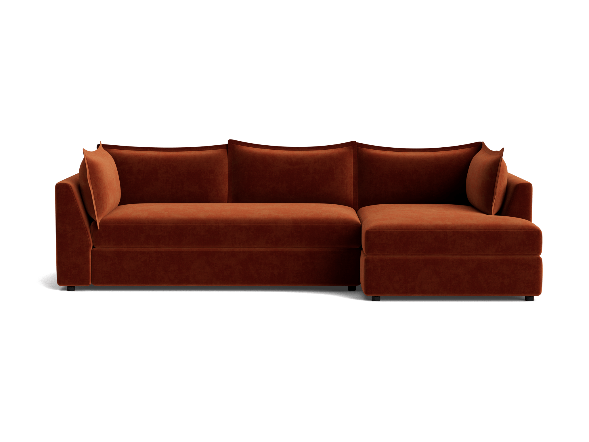 wilder sleeper sectional harper cinnamon