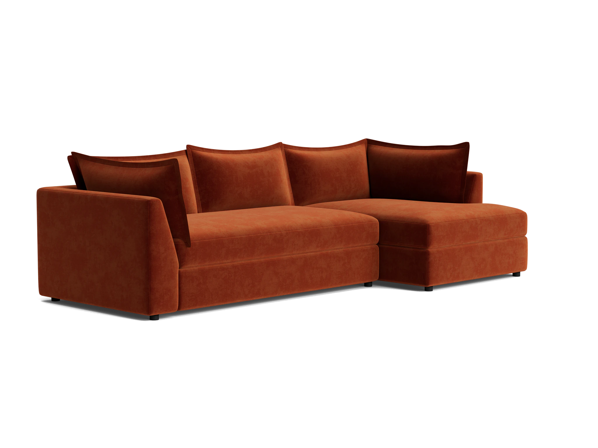 wilder sleeper sectional harper cinnamon