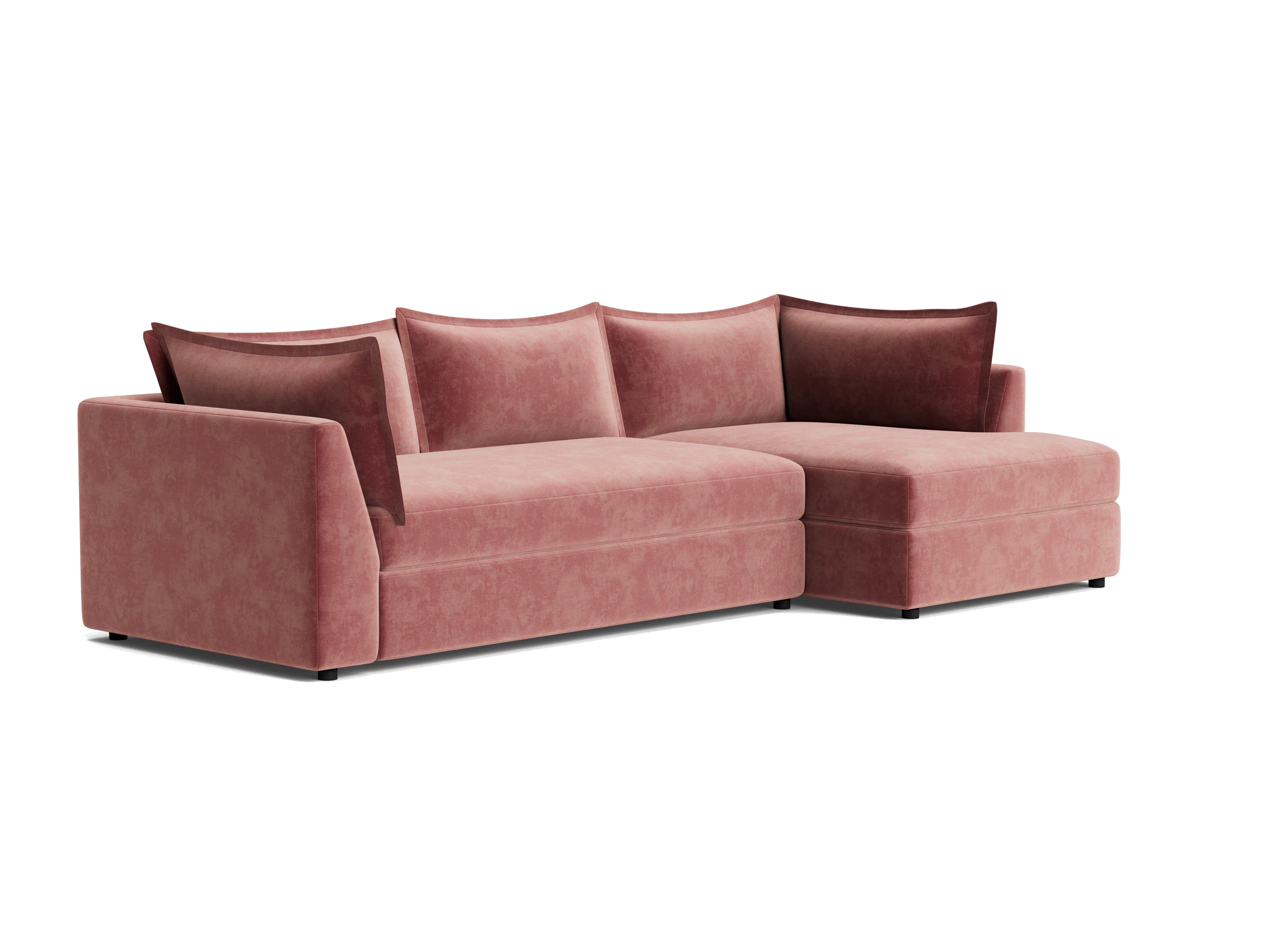 wilder sleeper sectional harper desert rose