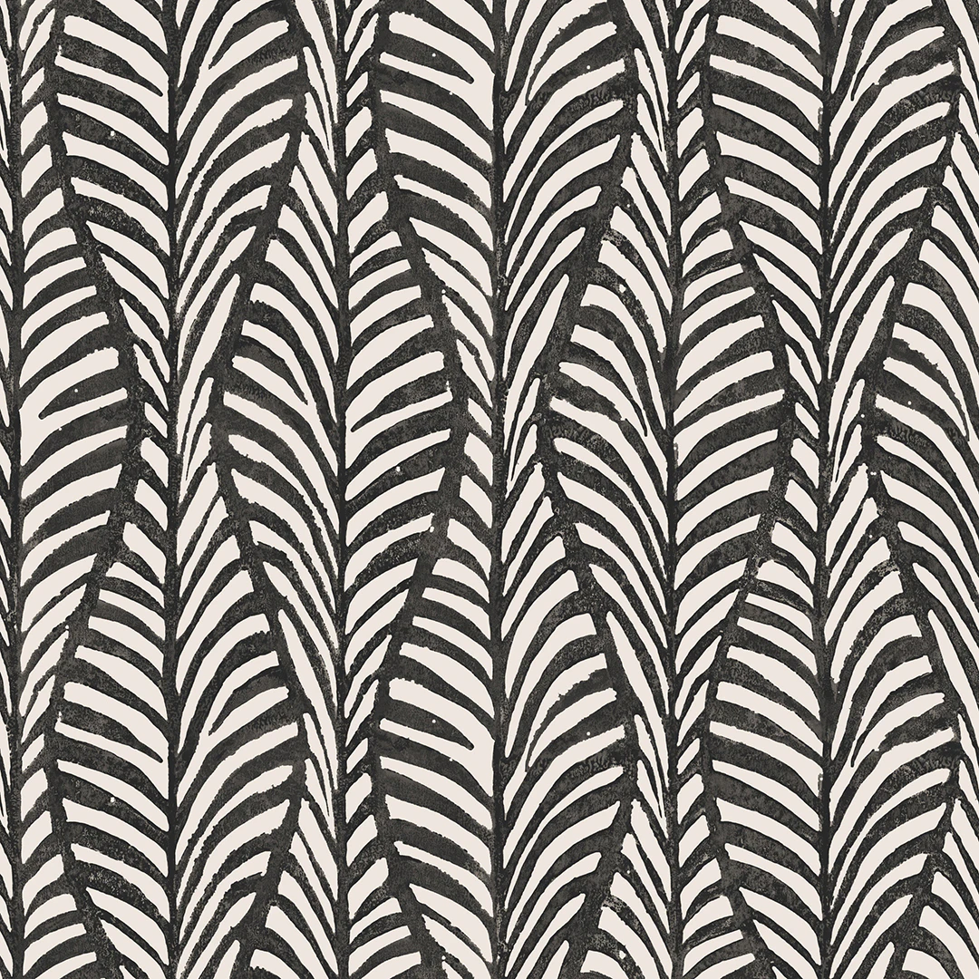 Woodcut Palm Wallpaper