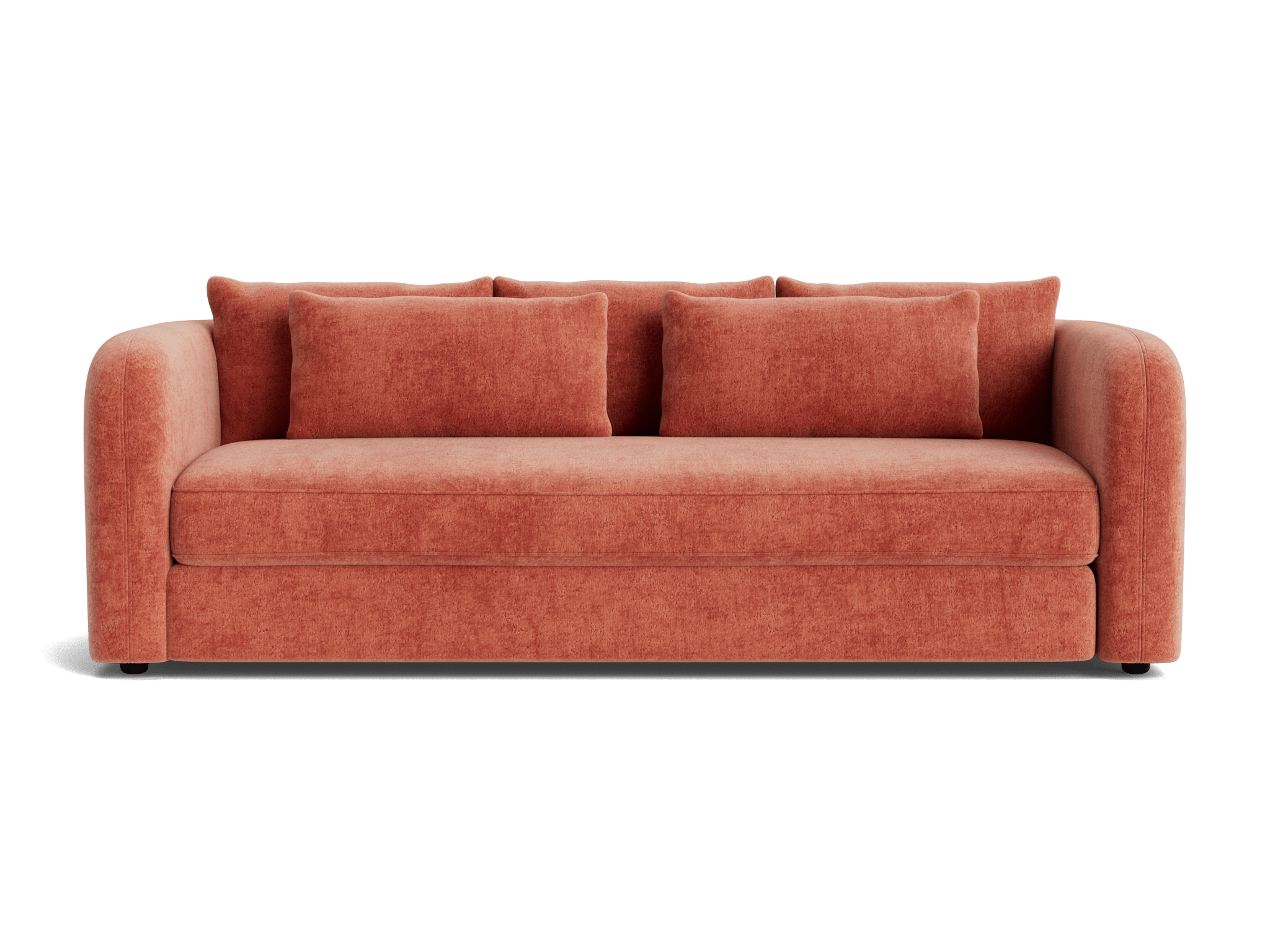 sebastian sofa plush terra rose