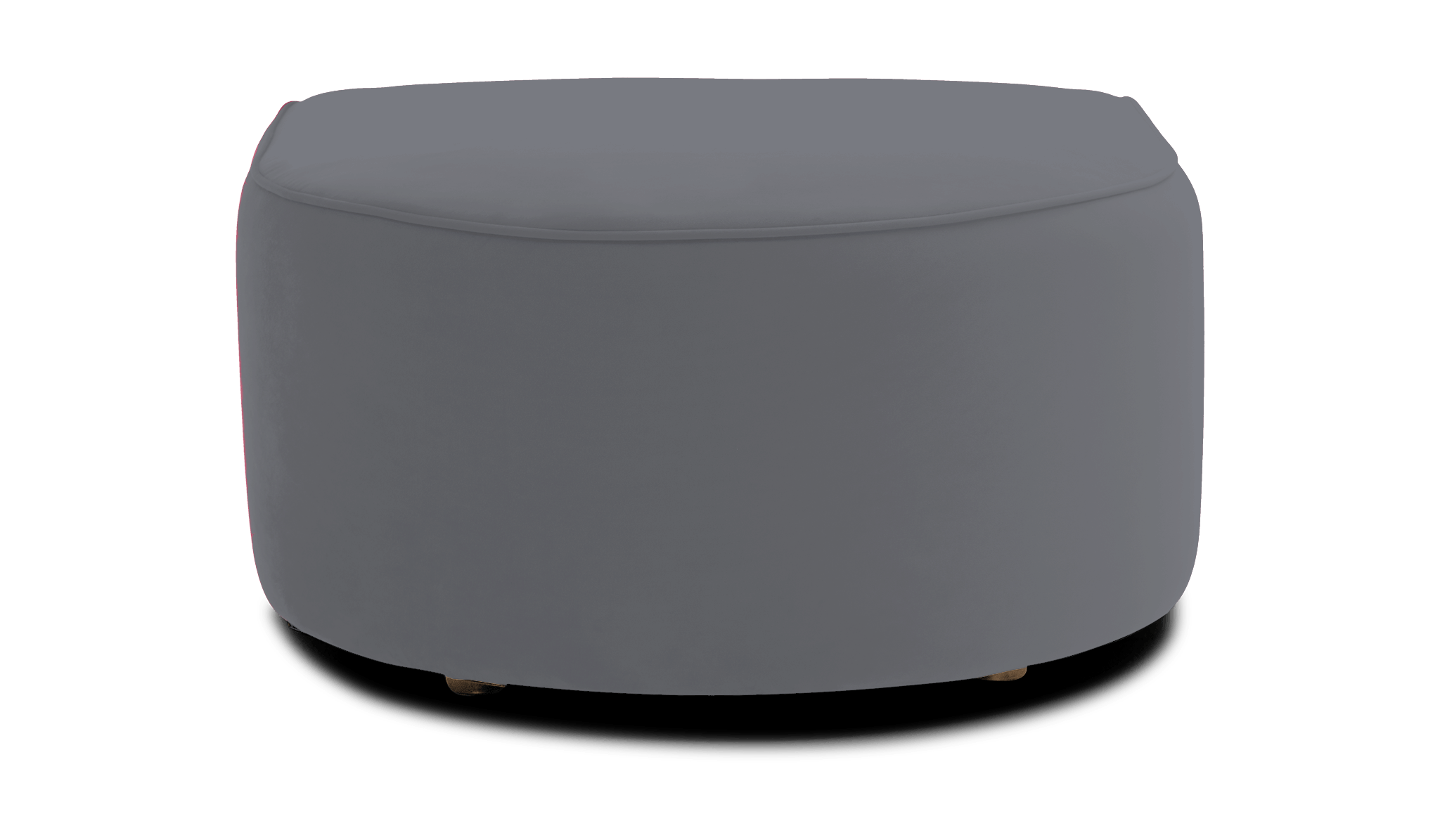 diane curved ottoman essence ash