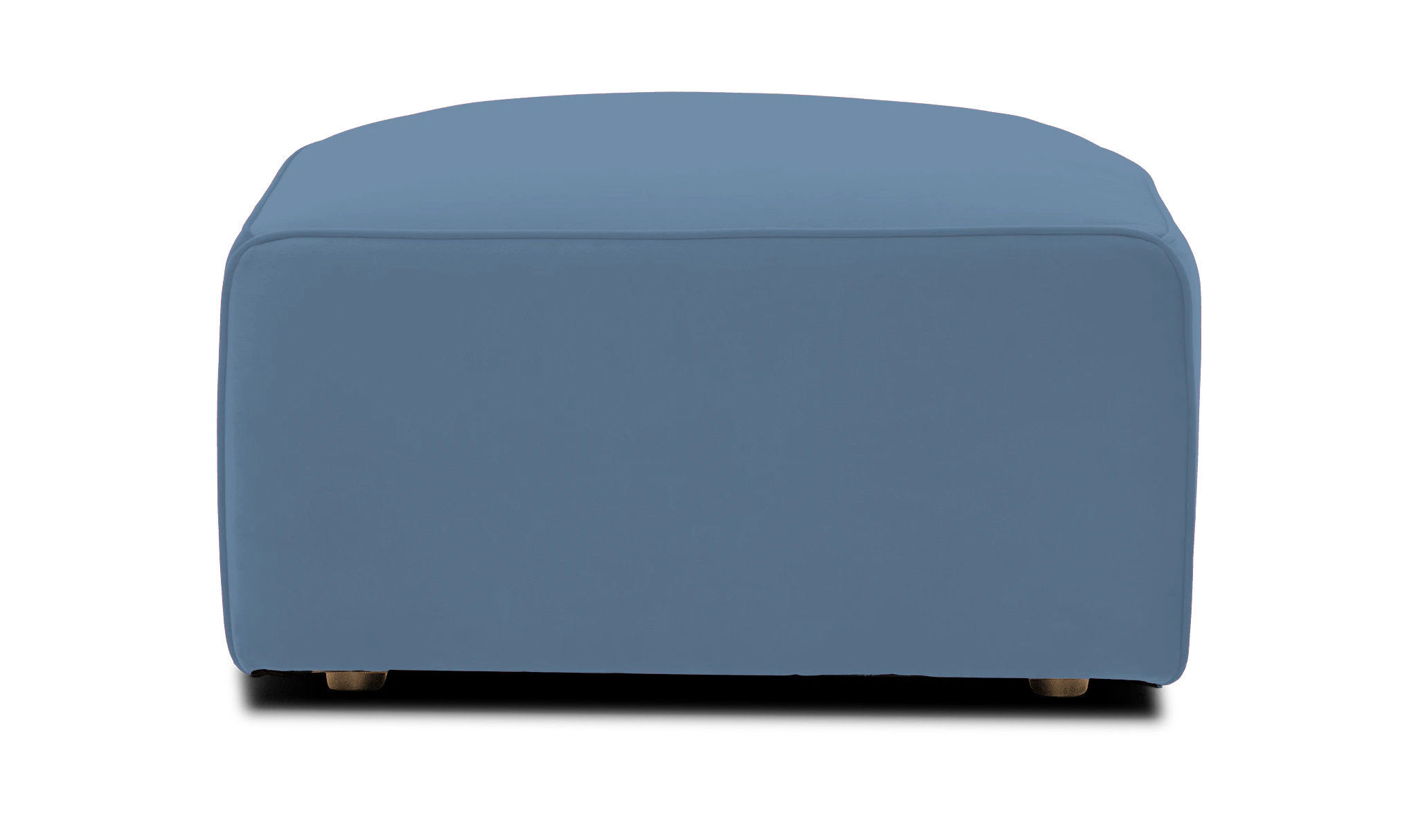 diane curved ottoman milo french blue