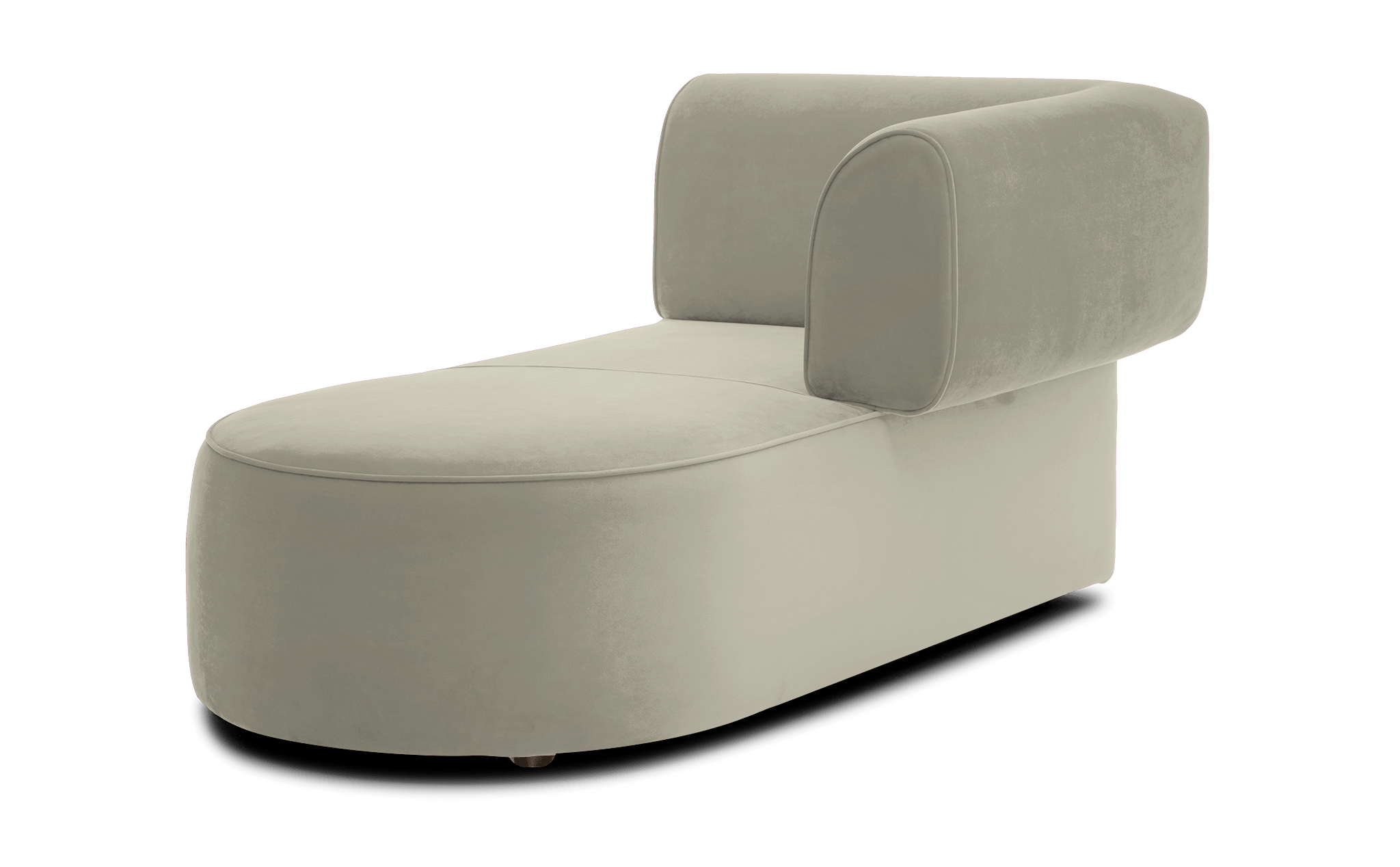 diane single arm chaise nico oyster
