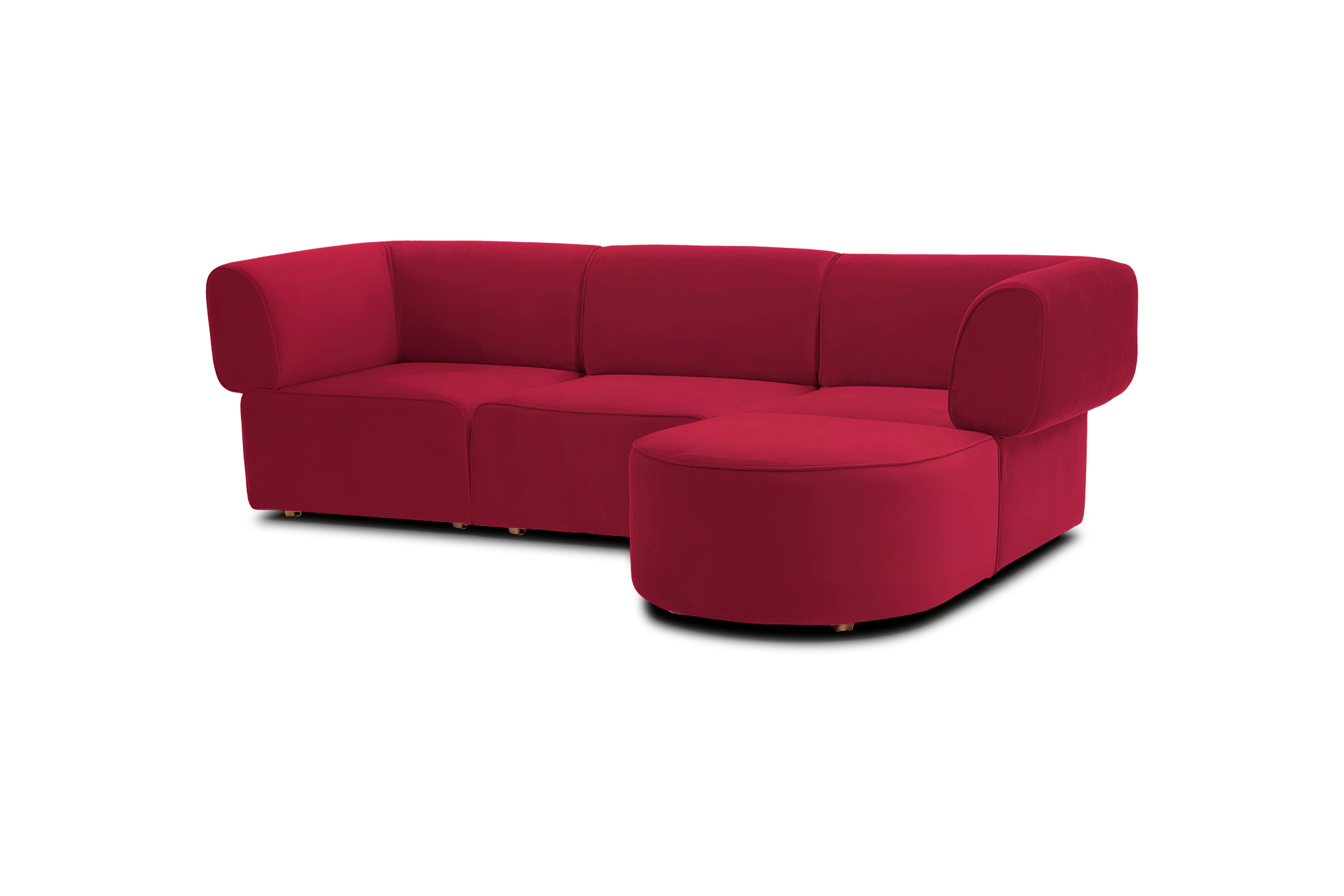 diane modular sectional royale berry