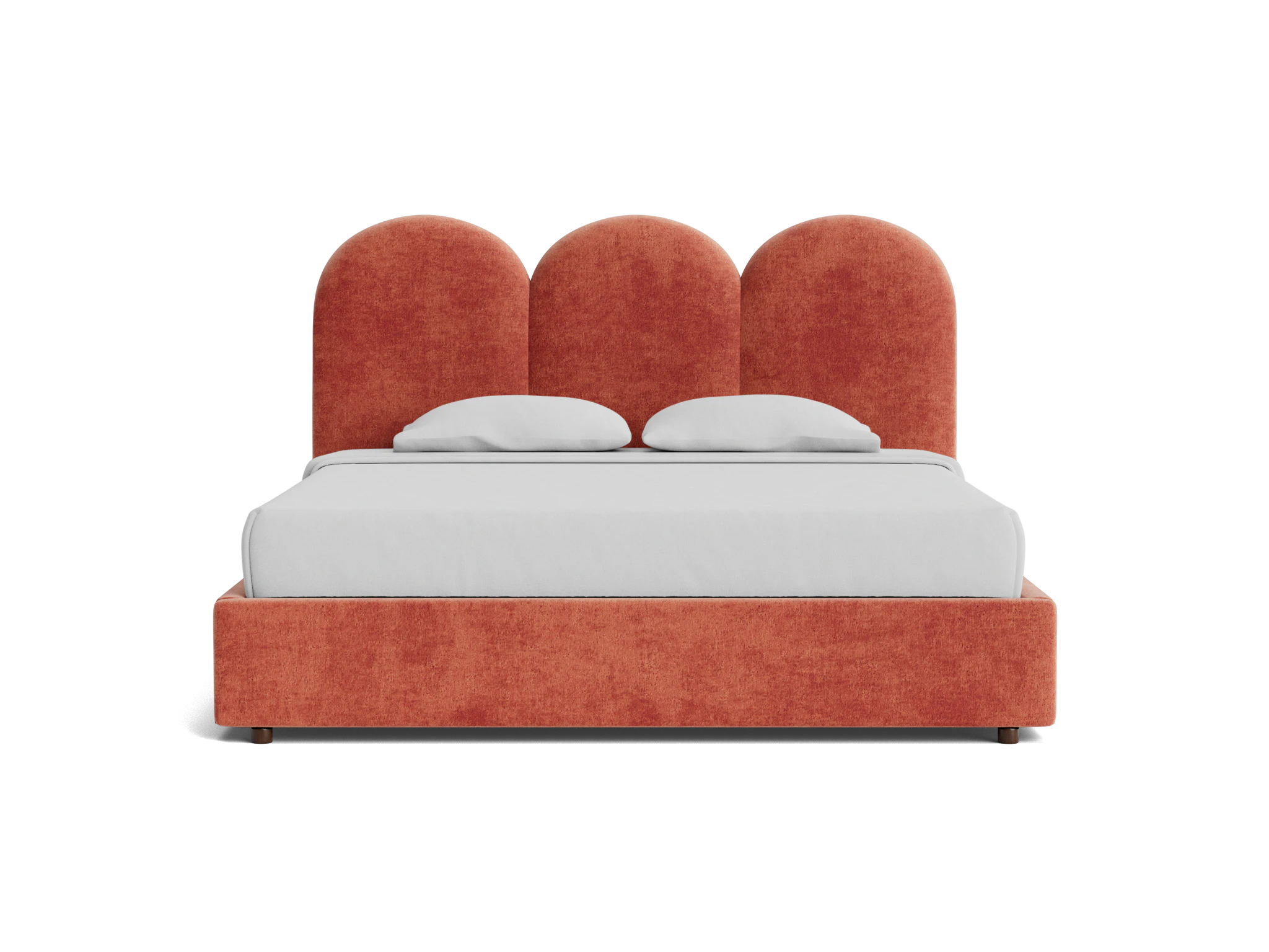cordelia bed plush terra rose