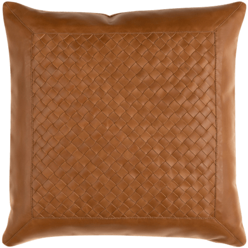 virgil leather pillow