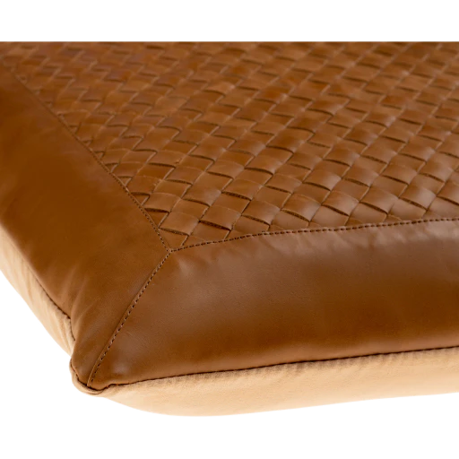 virgil leather pillow