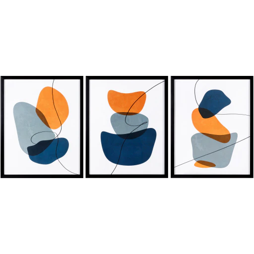 Clast Trio Wall Art (Set of 3)