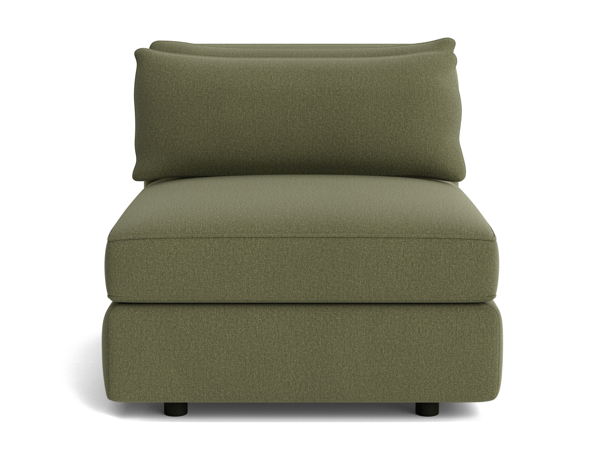 sebastian armless chair faithful olive