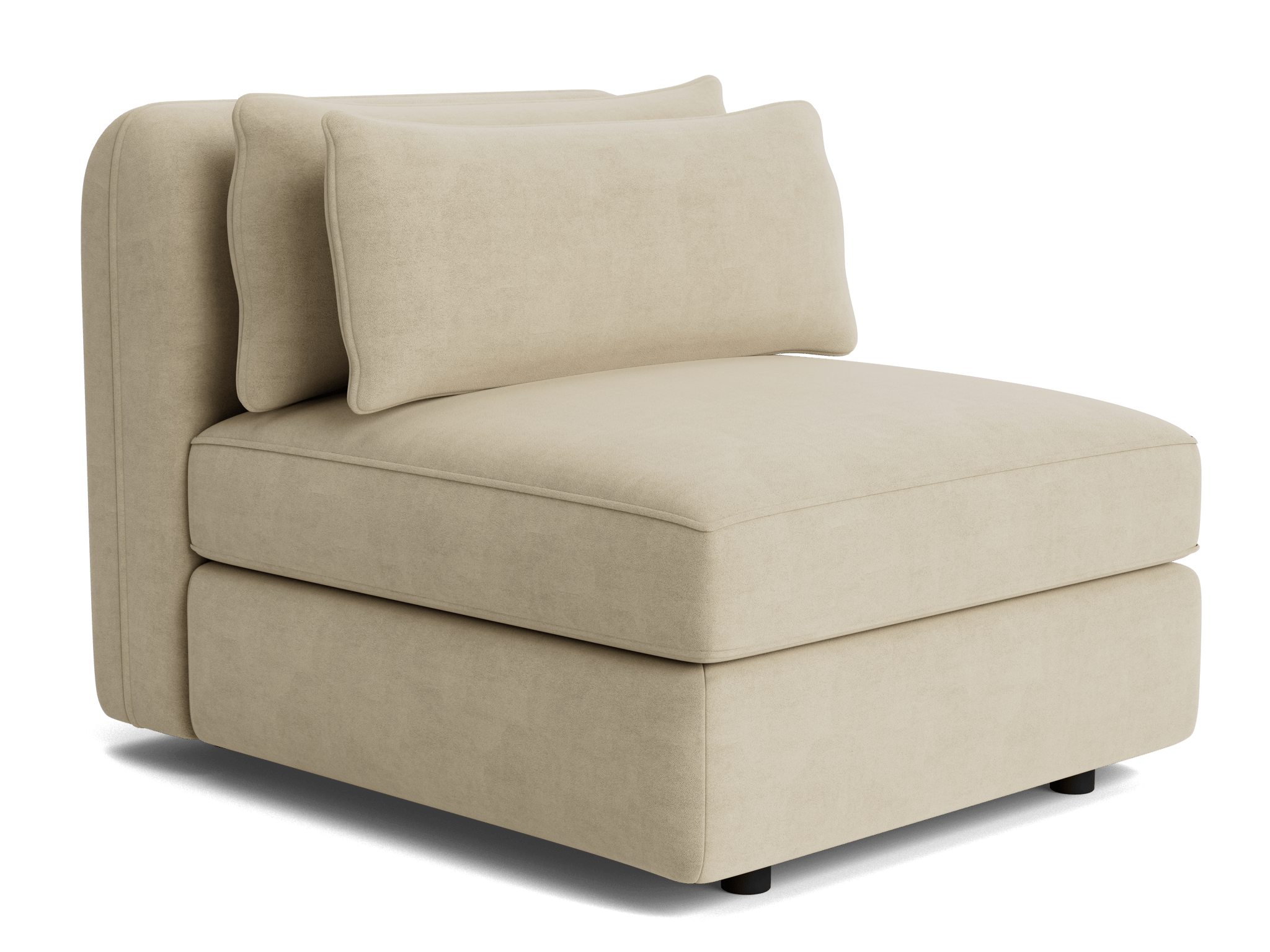 sebastian armless chair royale sand