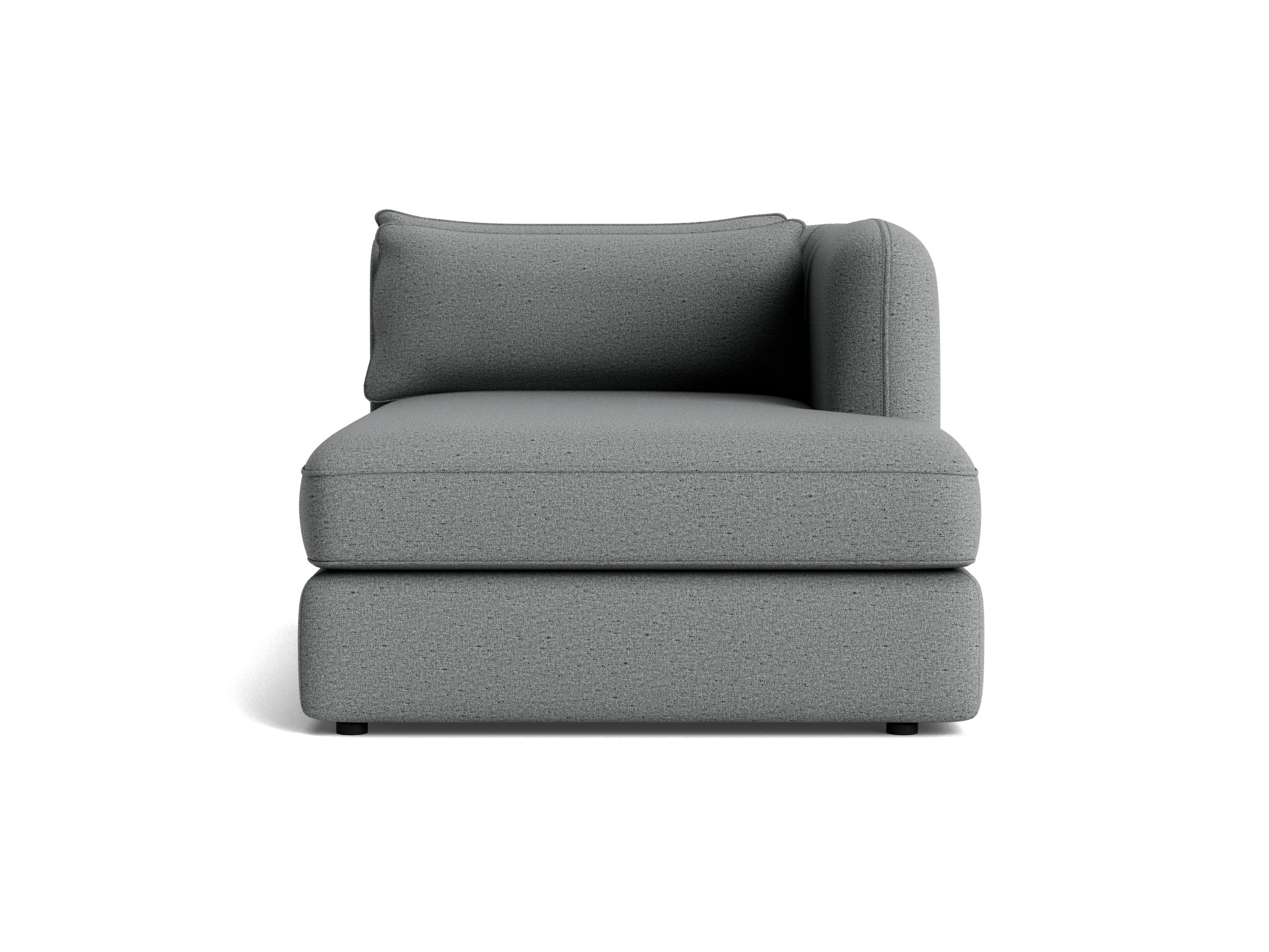 sebastian single arm chaise essence ash