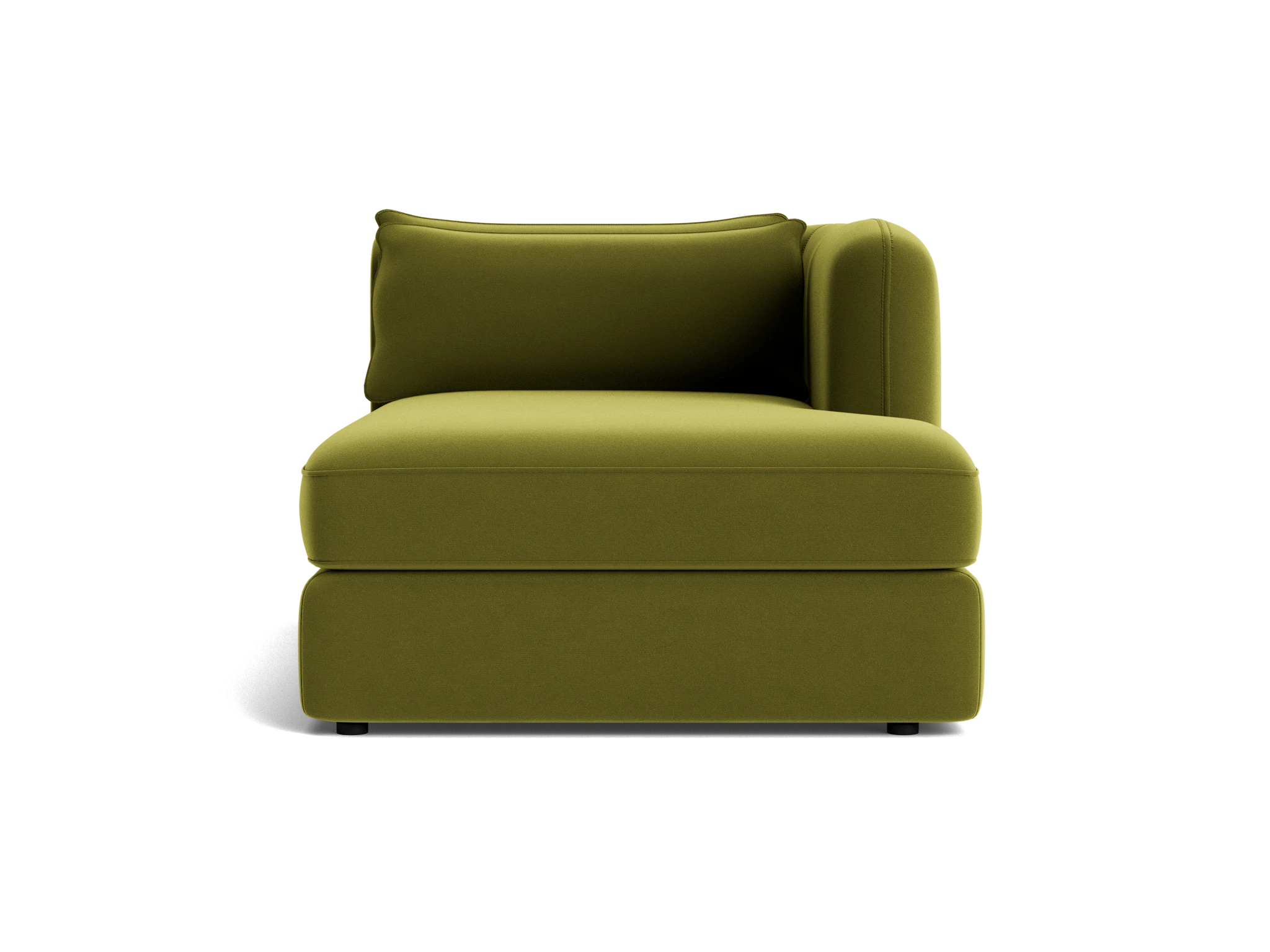sebastian single arm chaise royale apple