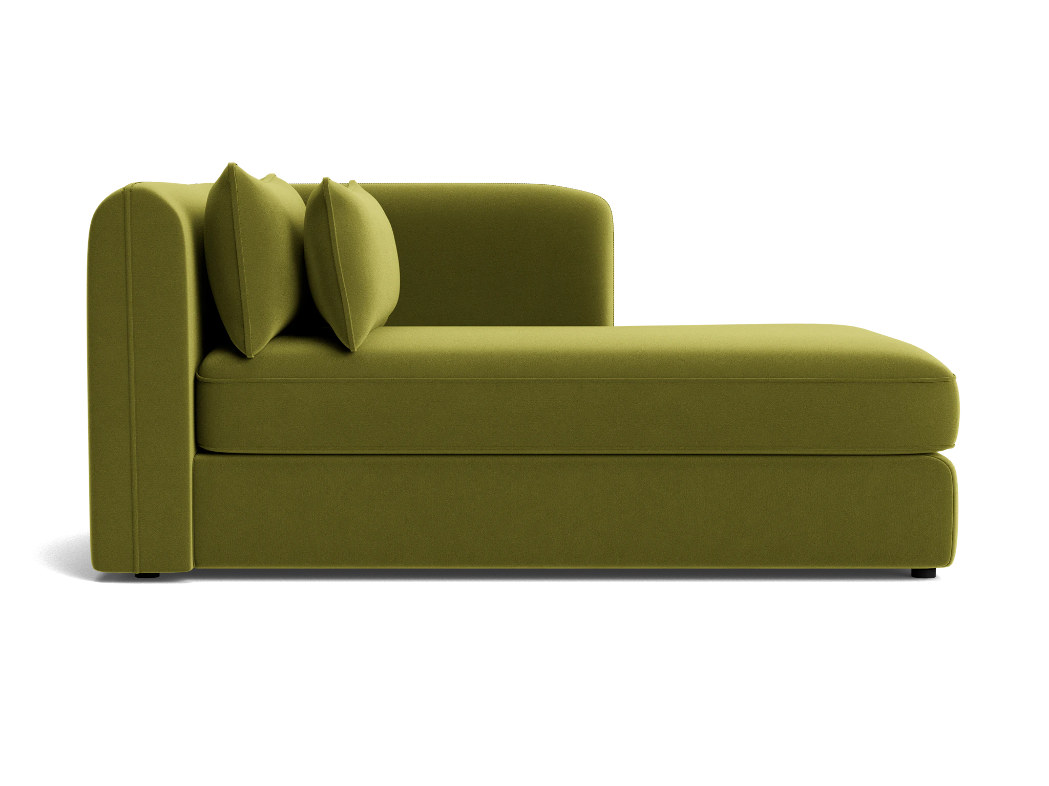 sebastian single arm chaise royale apple