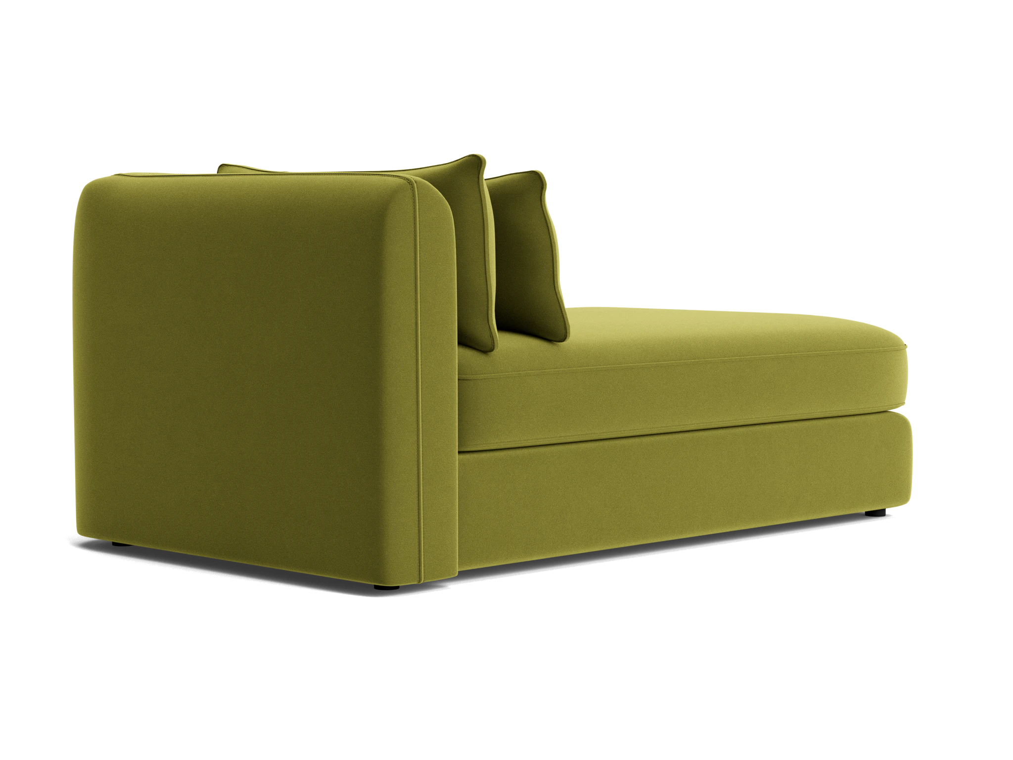 sebastian single arm chaise royale apple