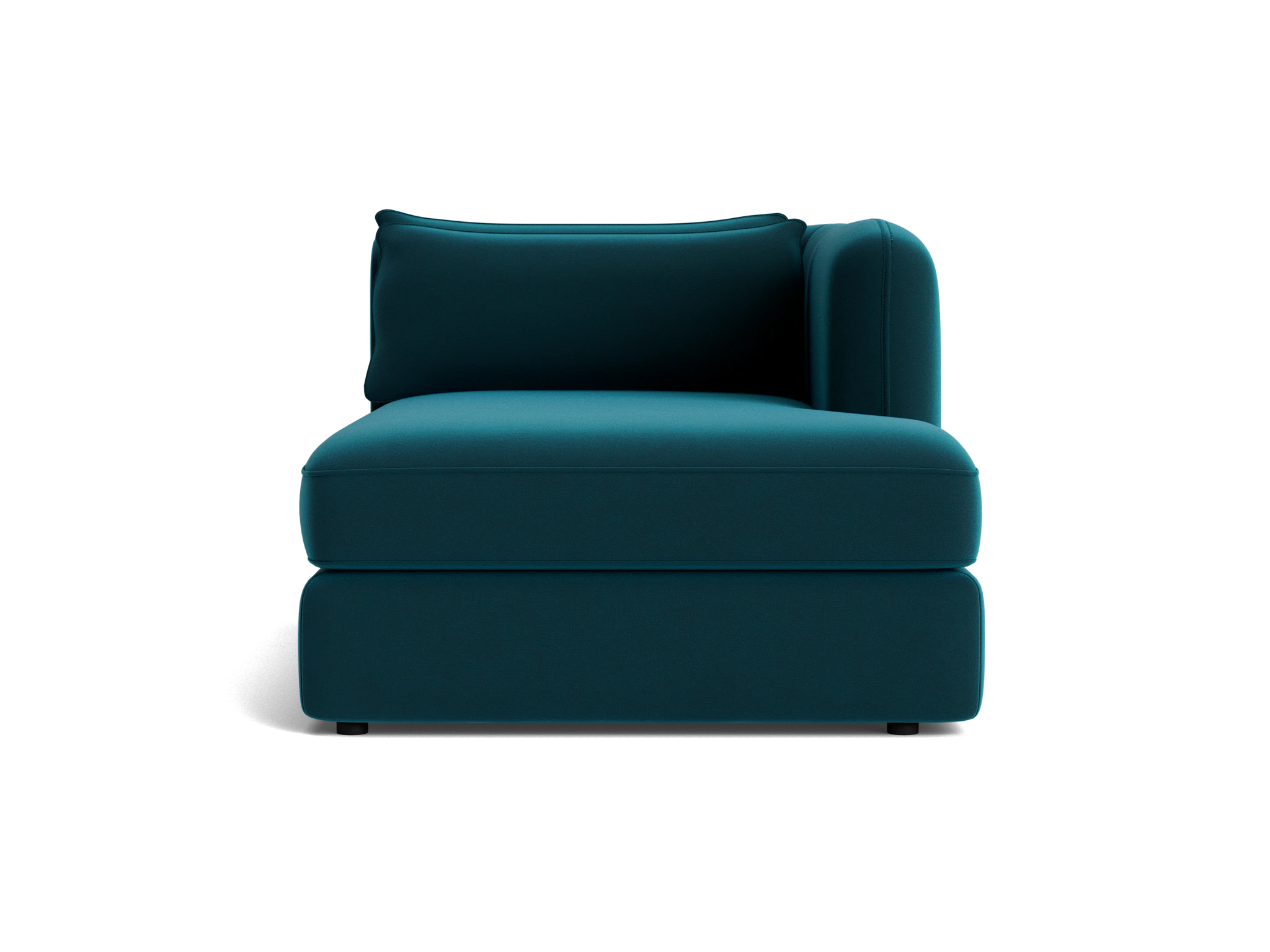sebastian single arm chaise royale peacock
