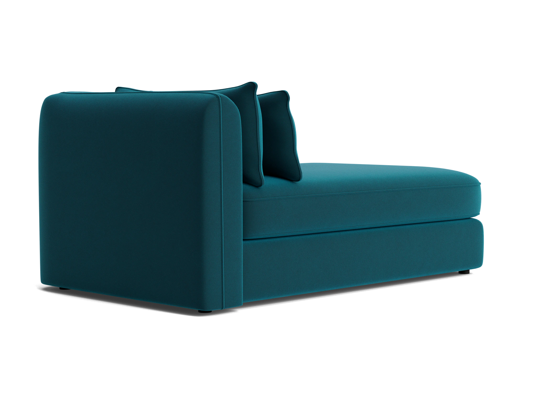 sebastian single arm chaise royale peacock