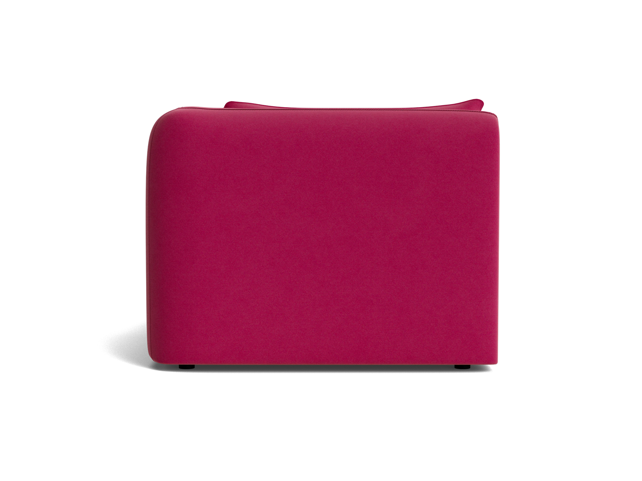 sebastian single arm chaise royale berry