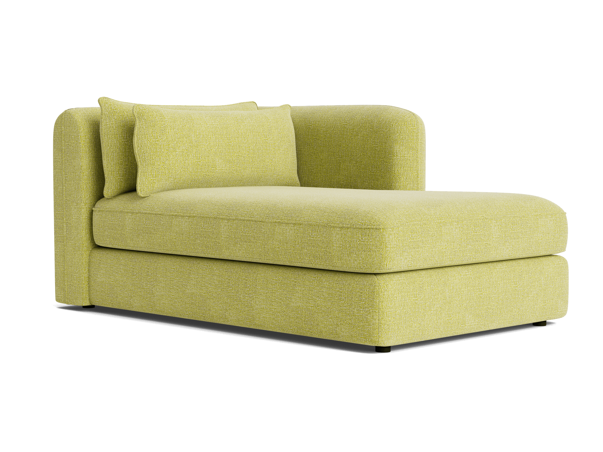 sebastian single arm chaise marin apple