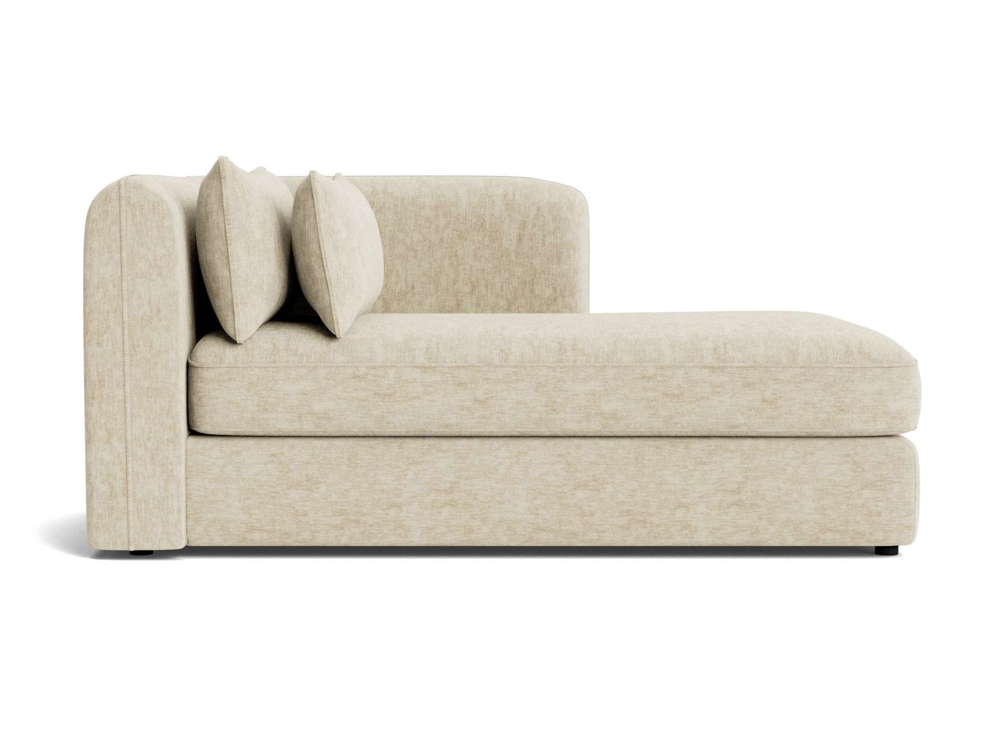 sebastian single arm chaise crave irish cream