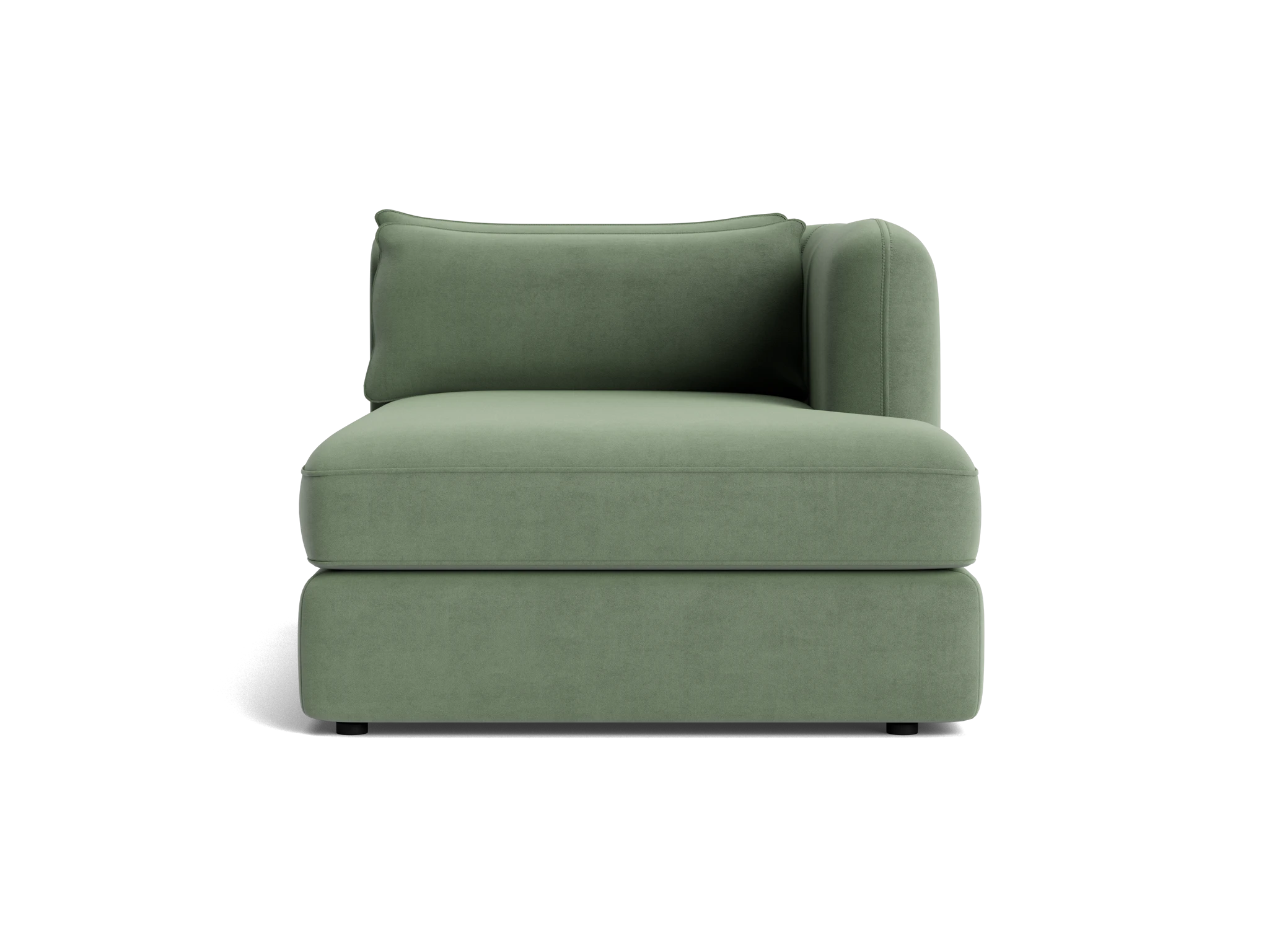 sebastian single arm chaise royale sage