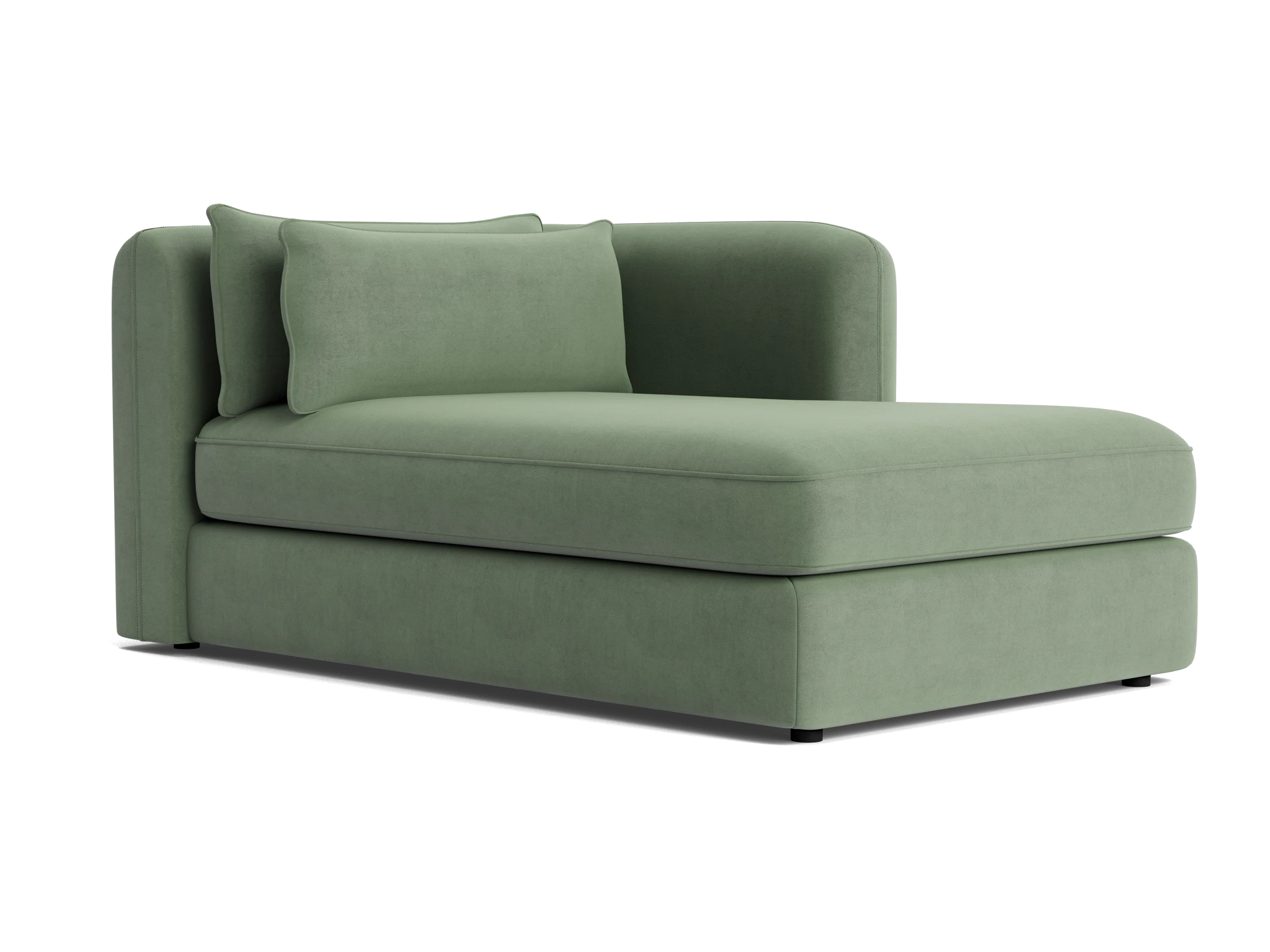 sebastian single arm chaise royale sage