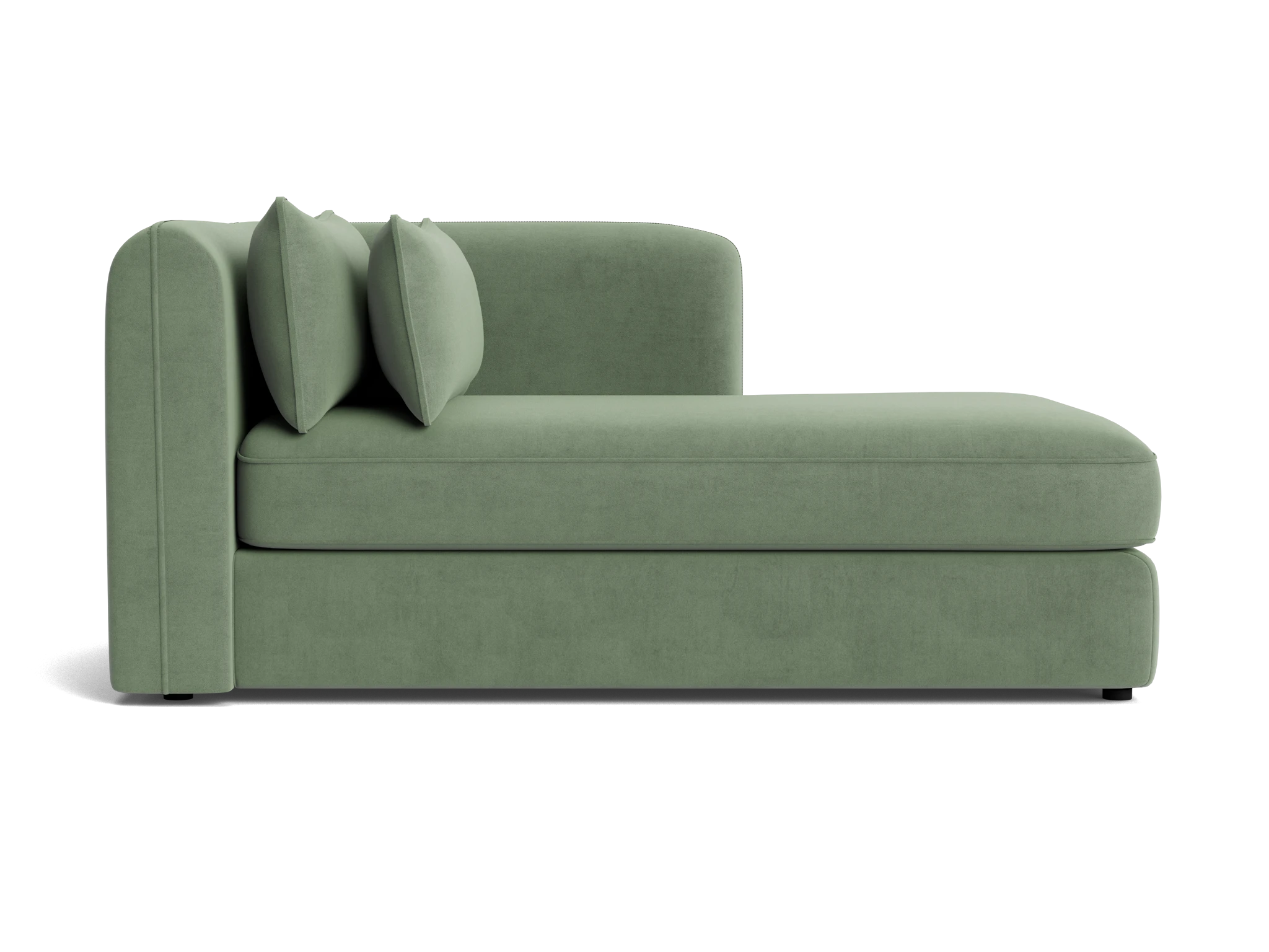 sebastian single arm chaise royale sage