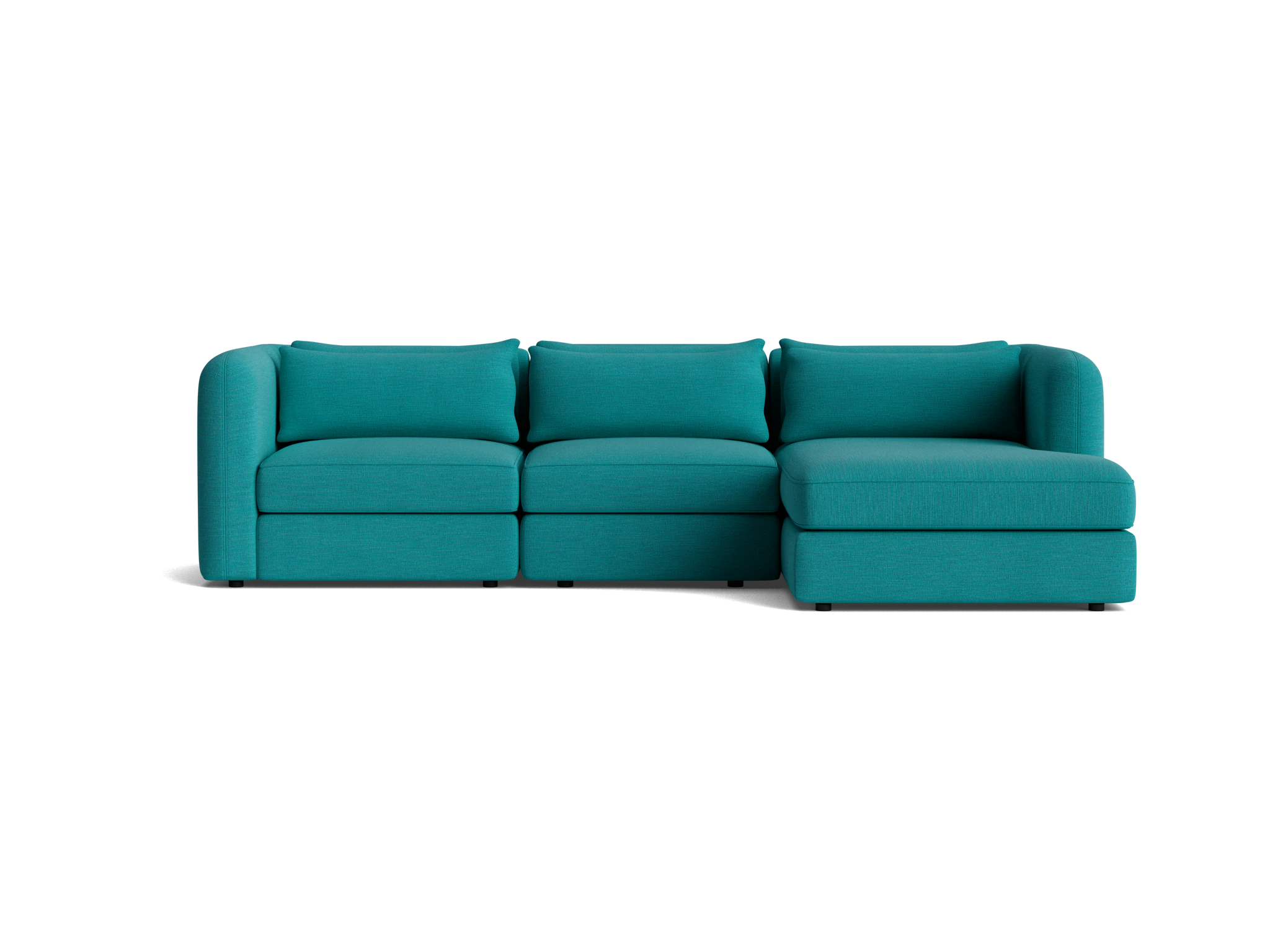 sebastian modular chaise sectional lucky turquoise